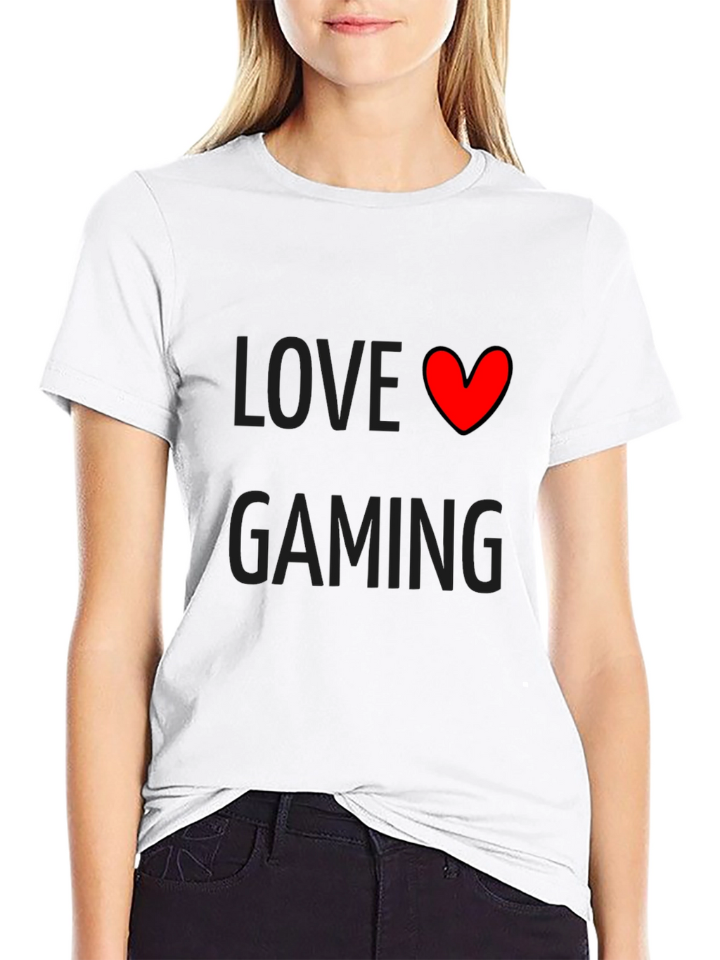 Love Gaming Black T-Shirt | Gamer Gift