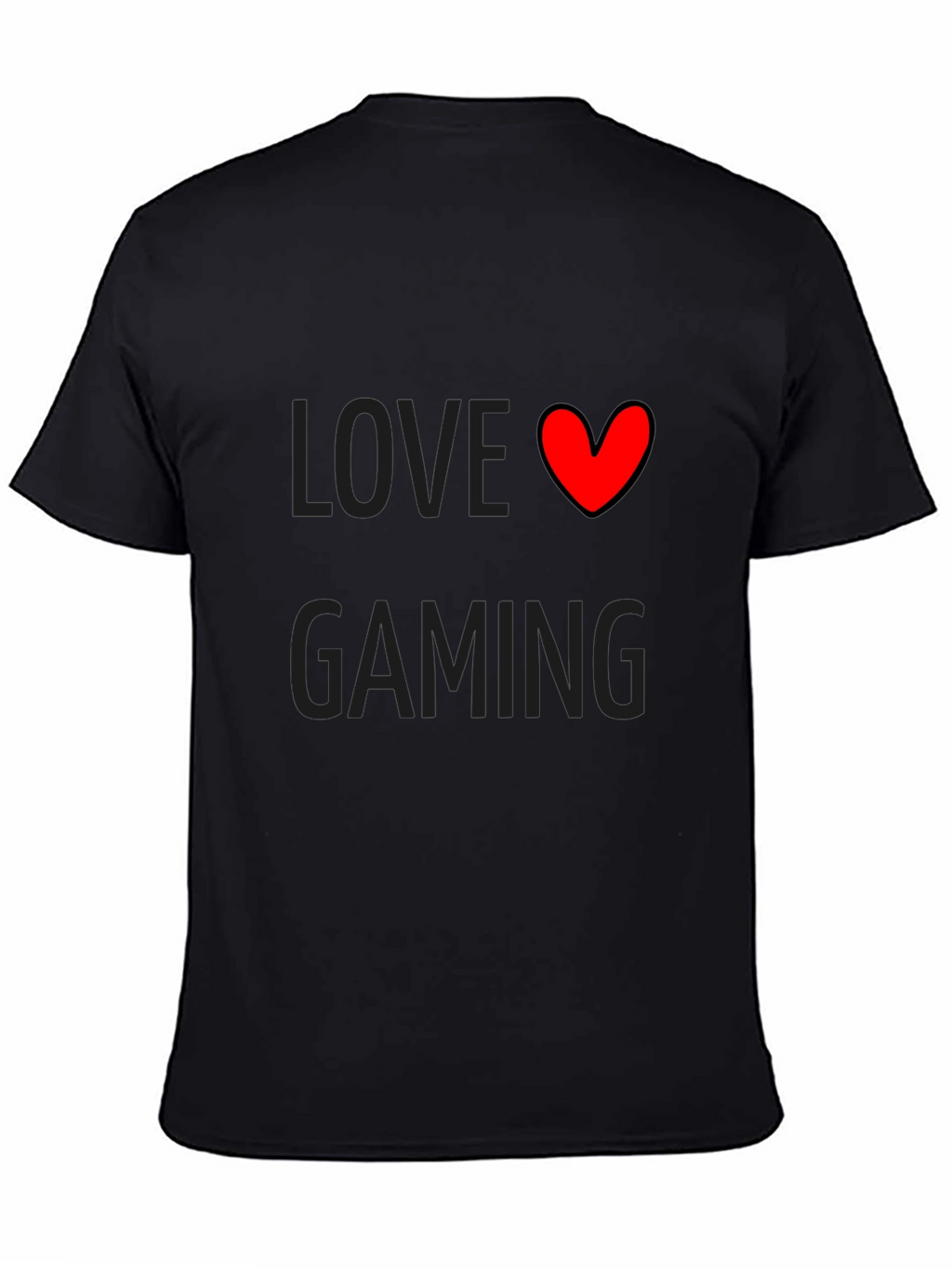 Love Gaming Black T-Shirt | Gamer Gift
