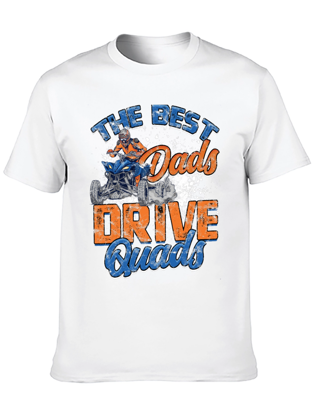 Best Dads Drive Quads Black Graphic Tee