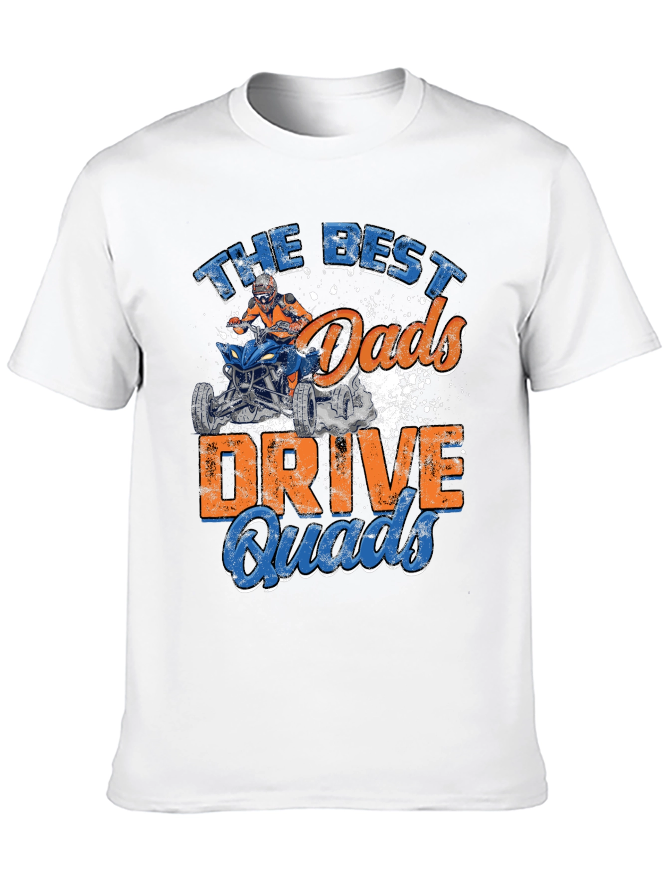 Best Dads Drive Quads Black Graphic Tee