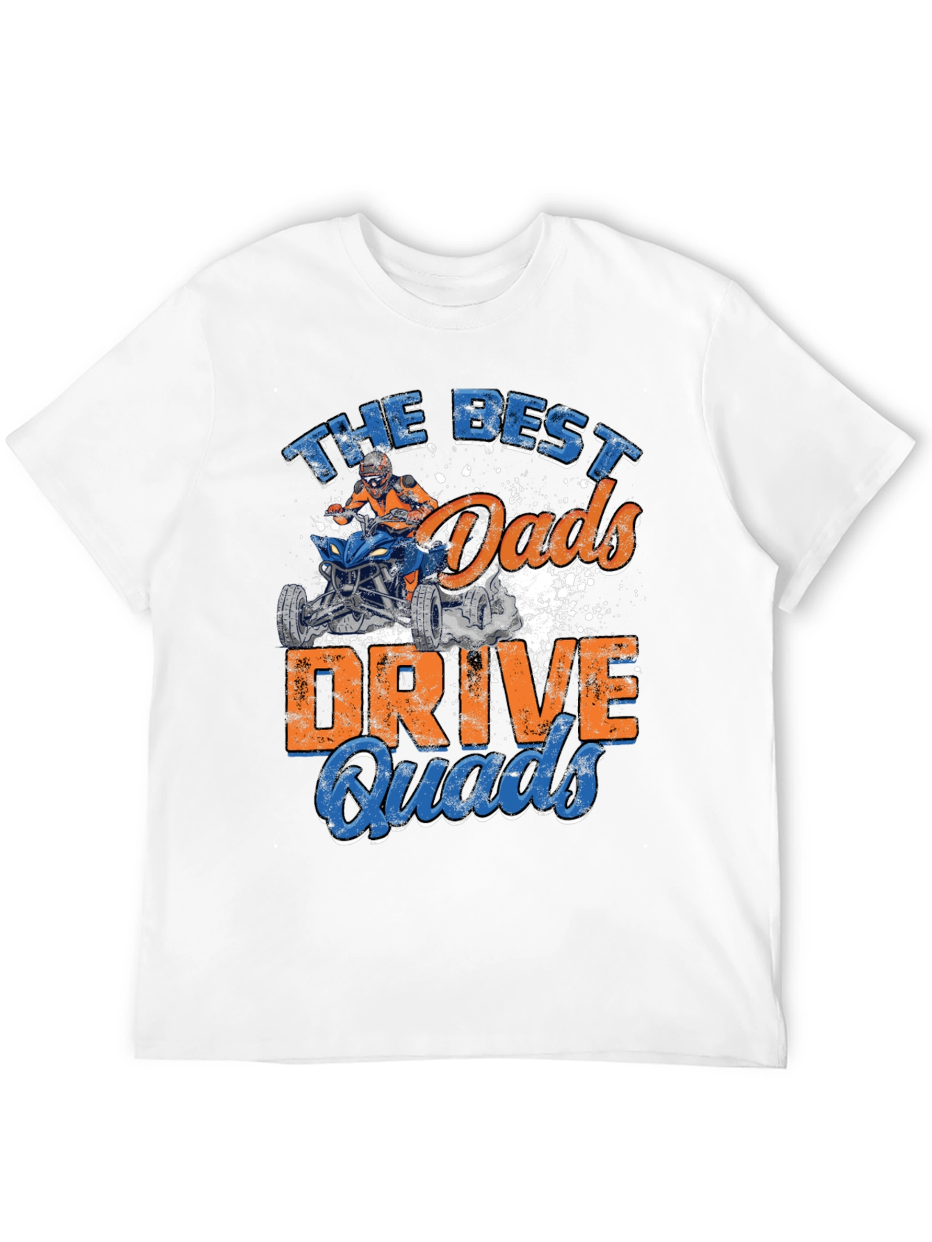 Best Dads Drive Quads Black Graphic Tee