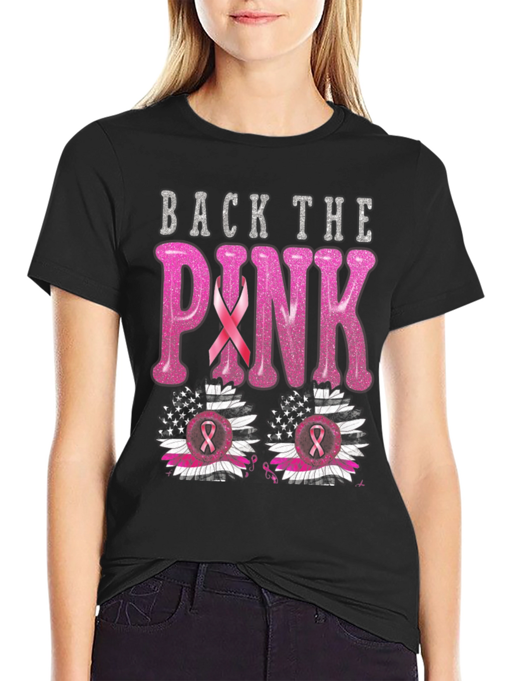 Back the Pink Breast Cancer Awareness T-Shirt