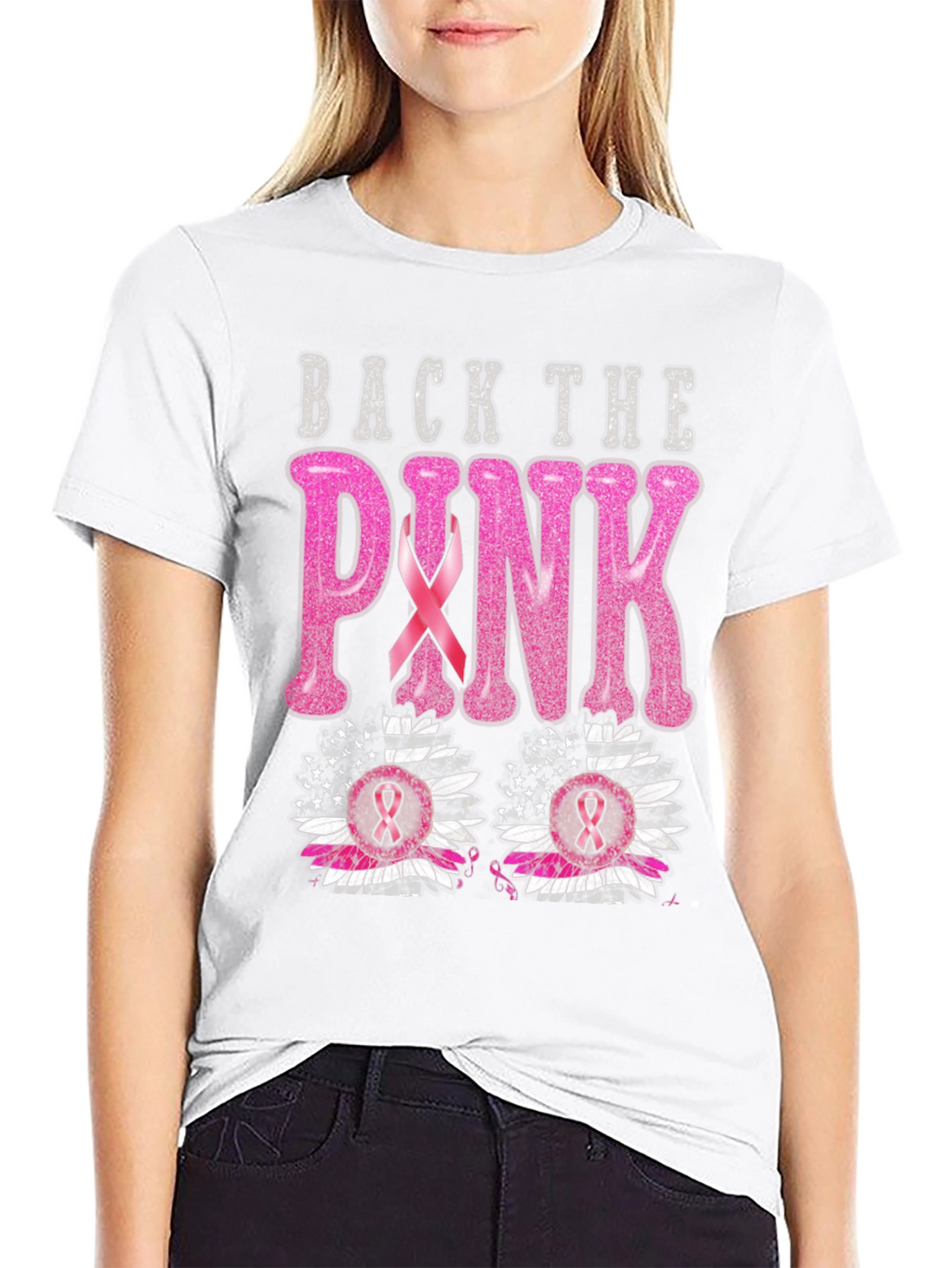 Back the Pink Breast Cancer Awareness T-Shirt