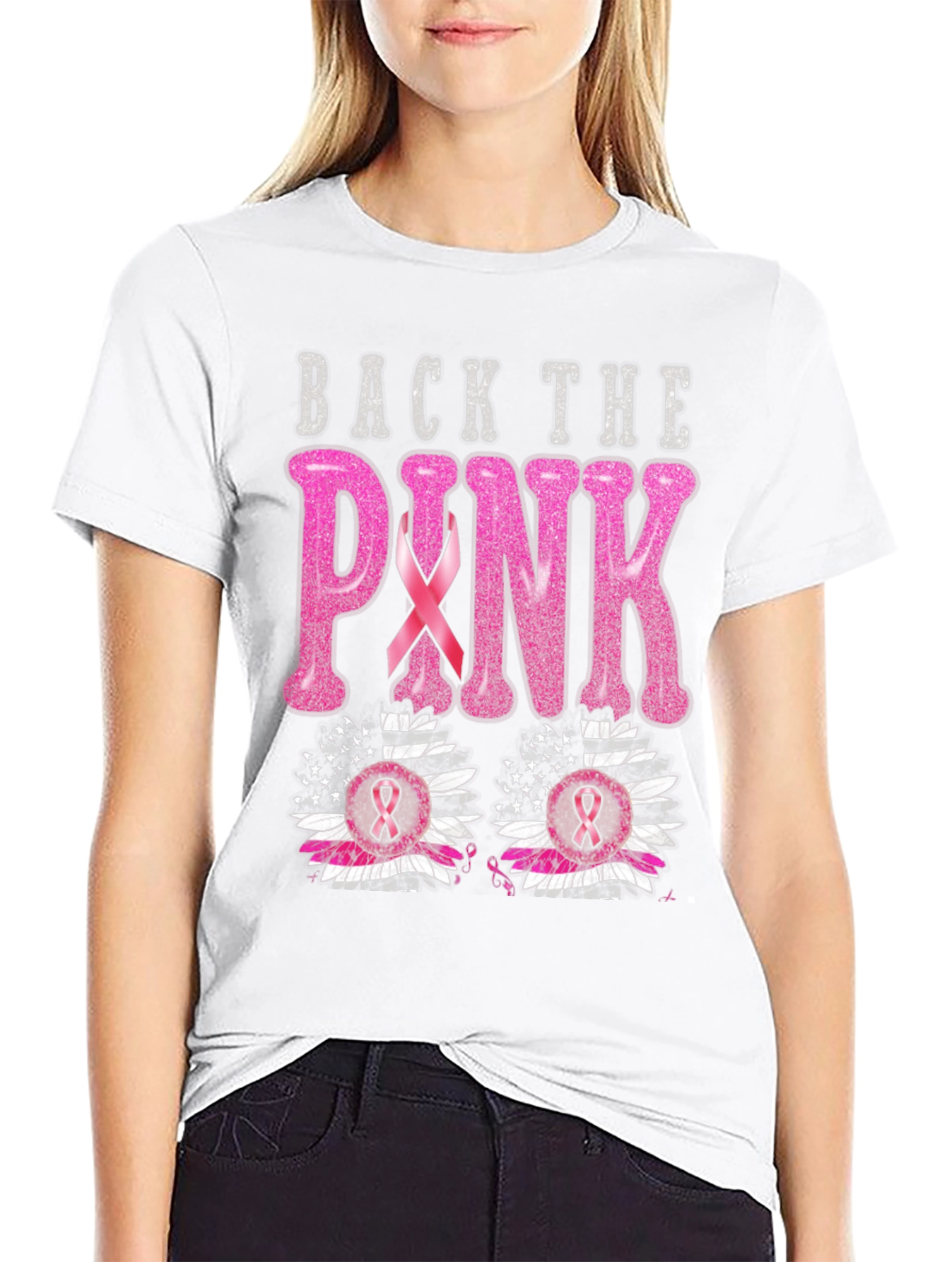 Back the Pink Breast Cancer Awareness T-Shirt