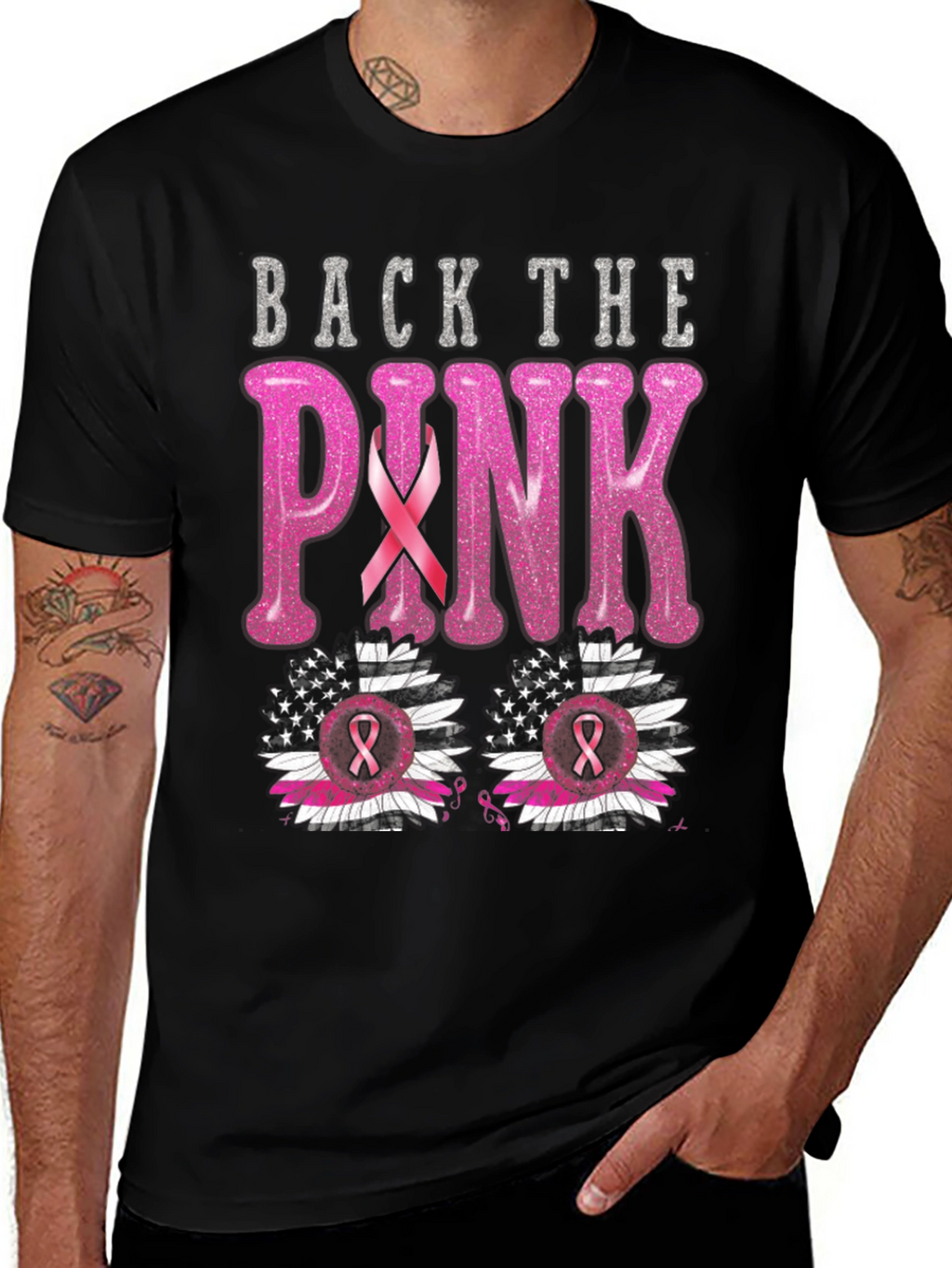 Back the Pink Breast Cancer Awareness T-Shirt