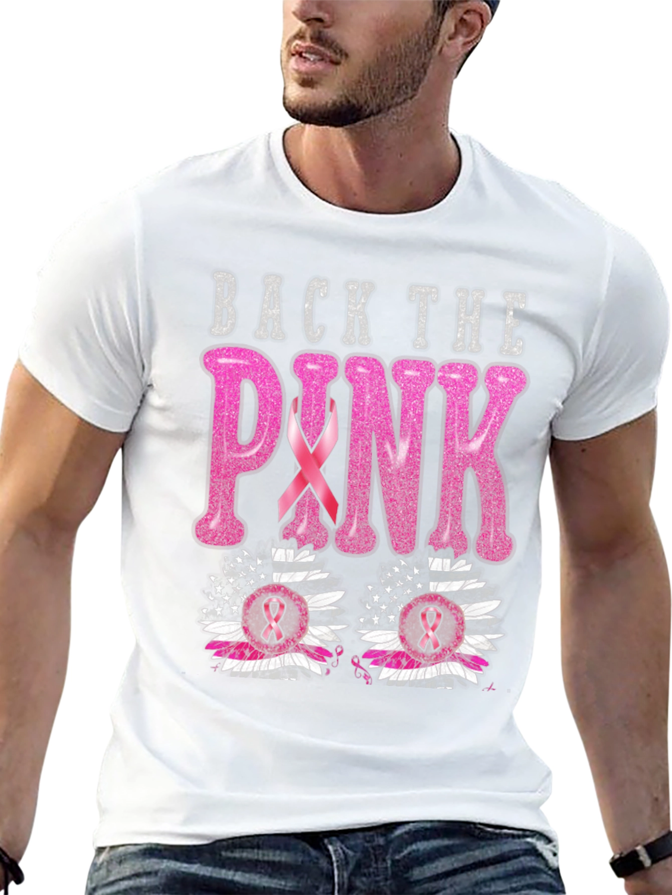 Back the Pink Breast Cancer Awareness T-Shirt