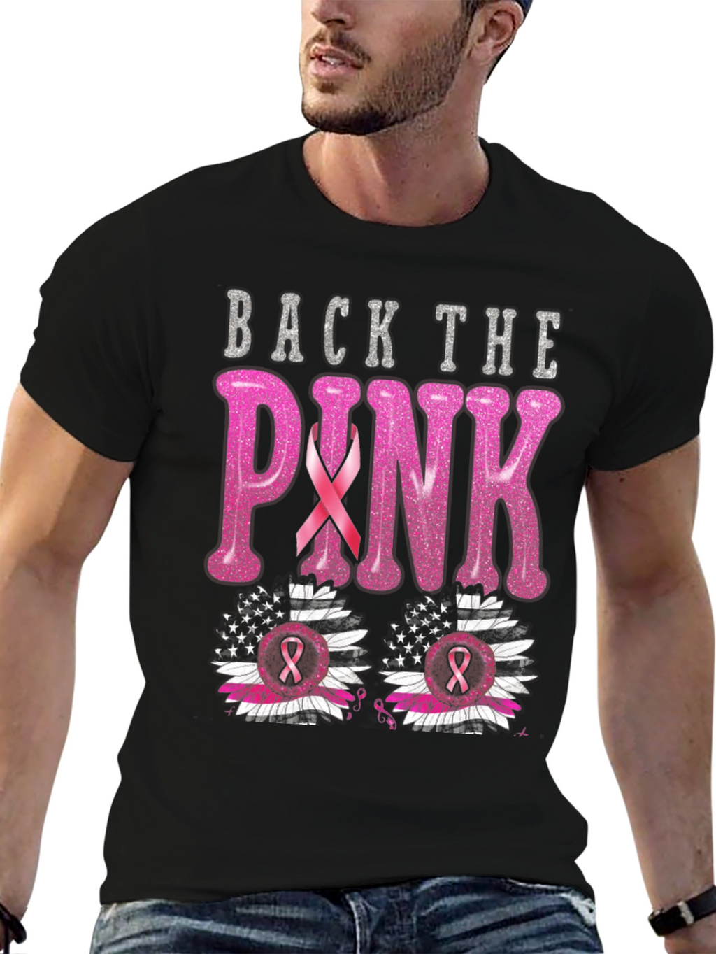 Back the Pink Breast Cancer Awareness T-Shirt