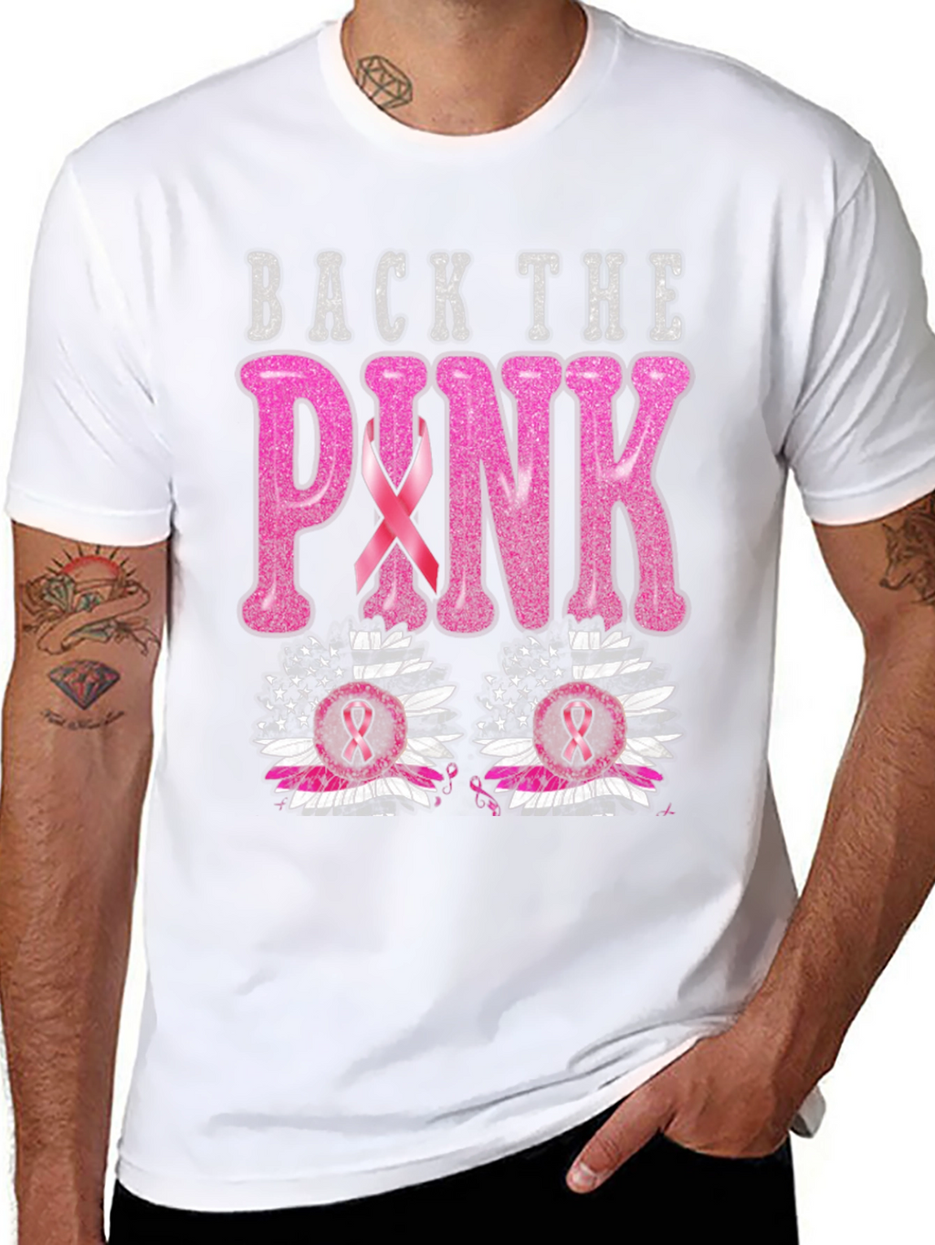 Back the Pink Breast Cancer Awareness T-Shirt