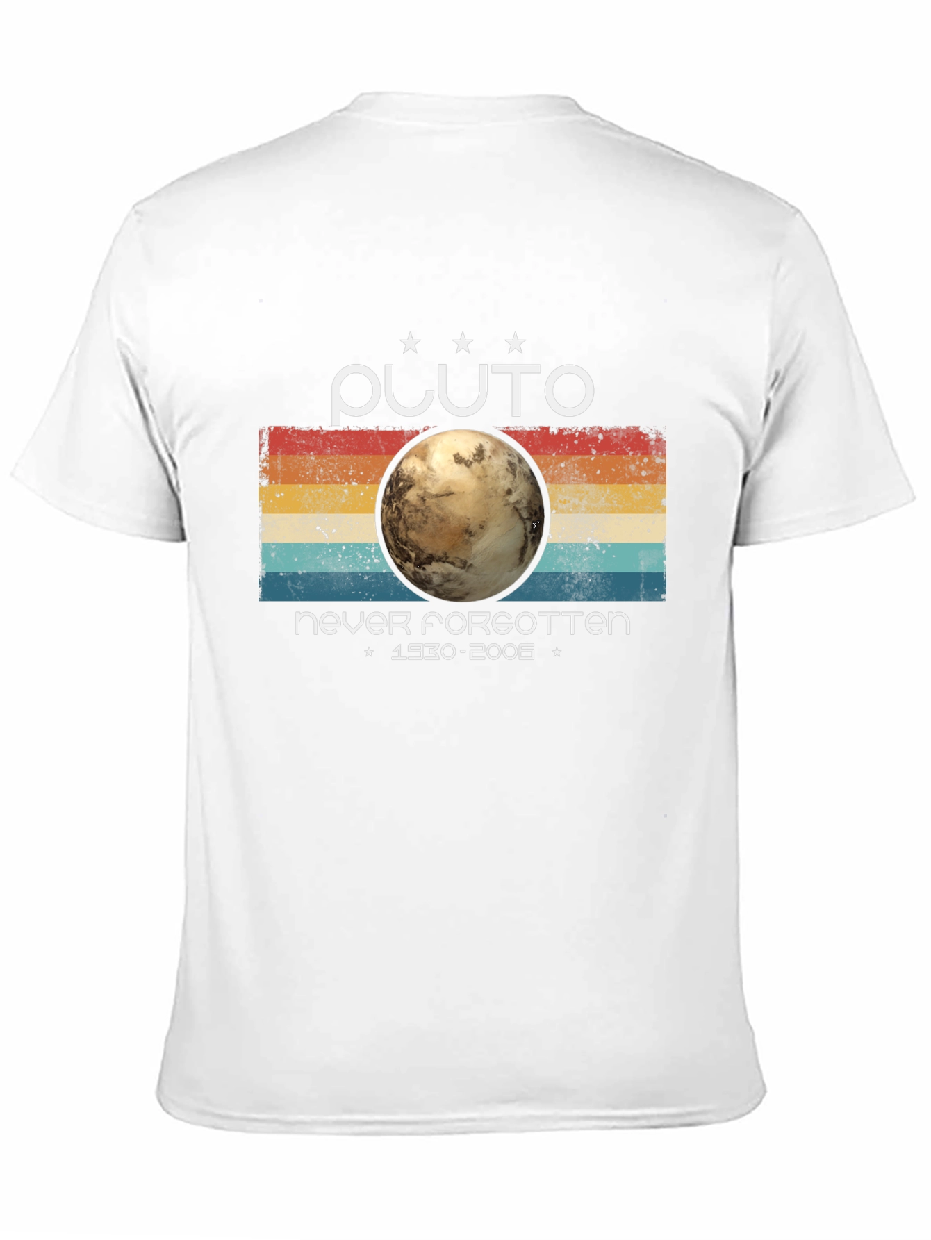 Pluto Never Forgotten Retro Style T-Shirt