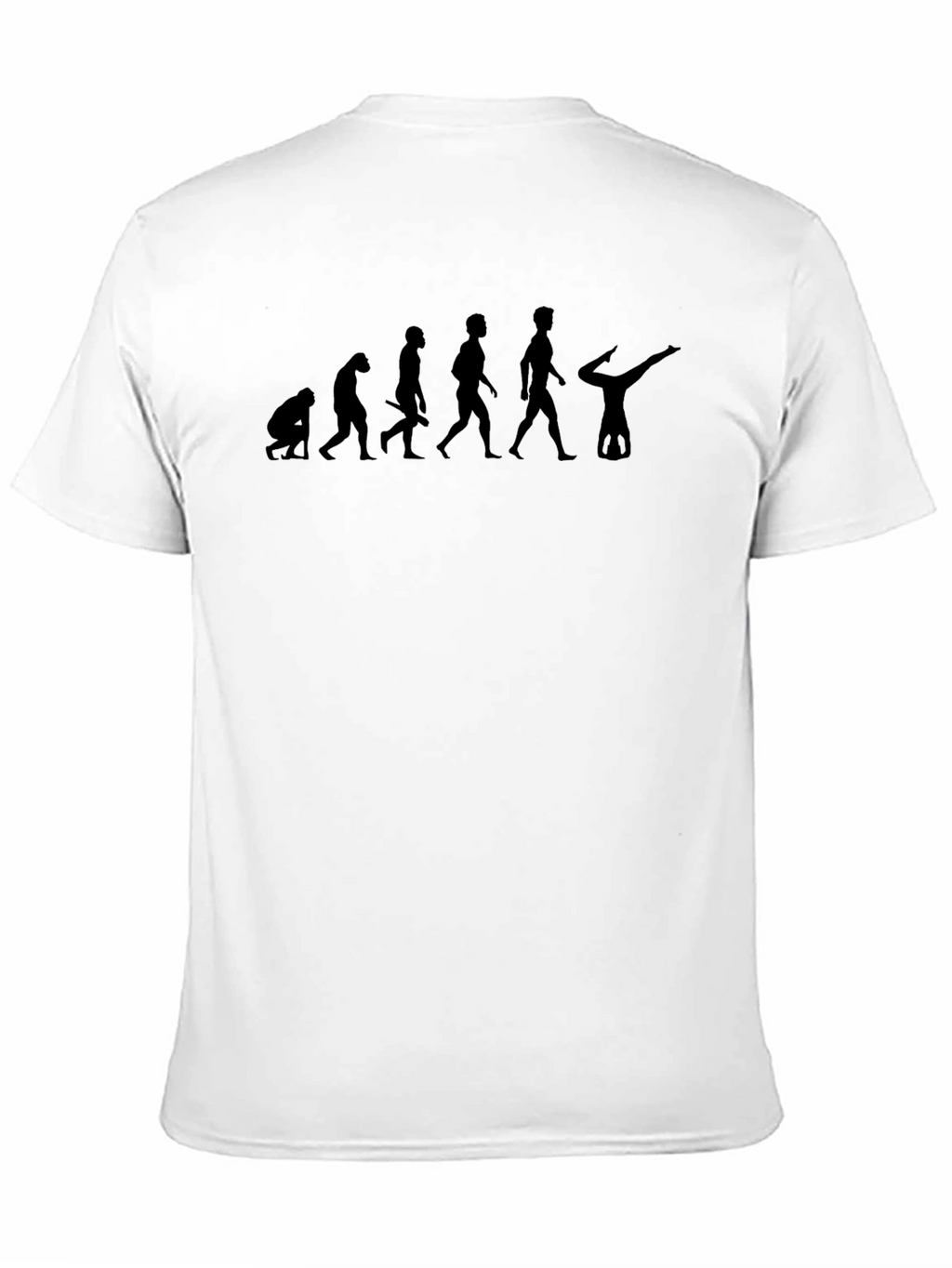 Evolution of Gymnast Black T-Shirt