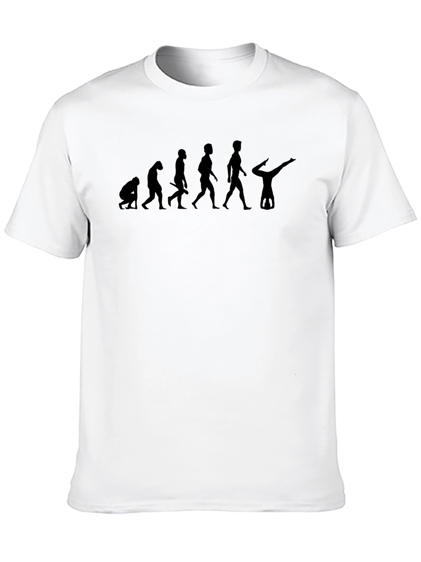 Evolution of Gymnast Black T-Shirt