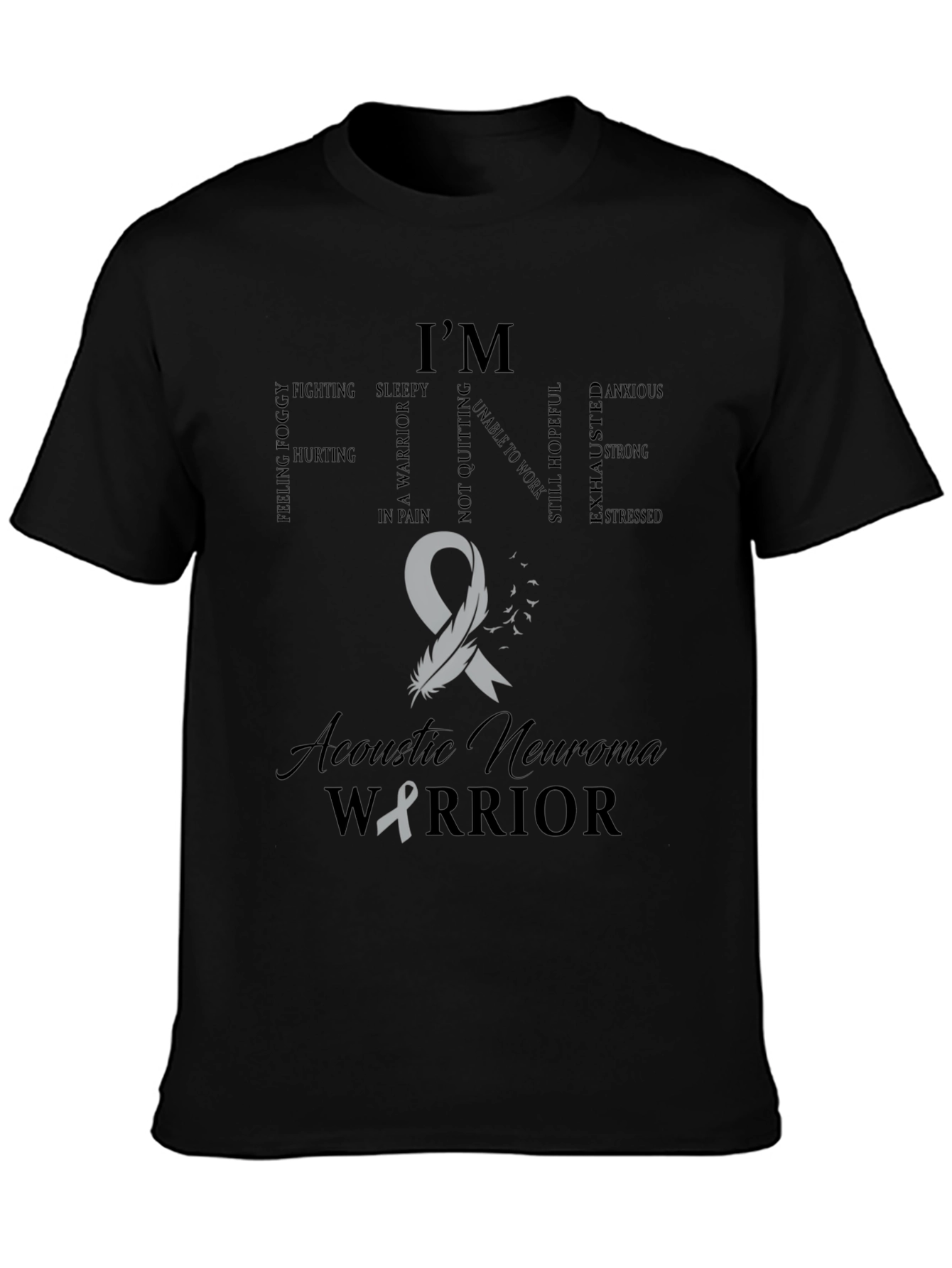 Acoustic Neuroma Awareness Warrior T-Shirt