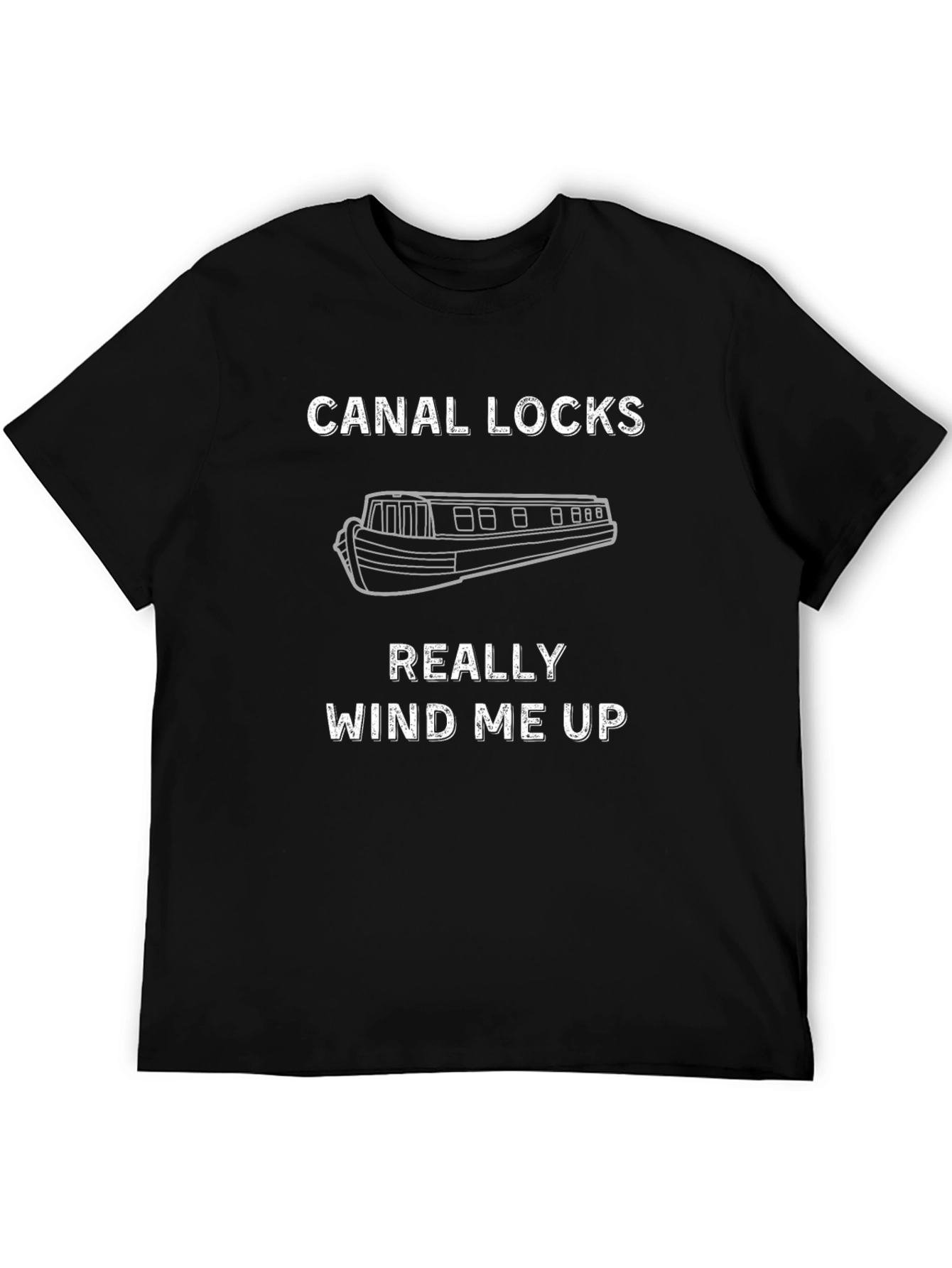 Canal Locks Wind Me Up T-Shirt - Funny Boating Tee
