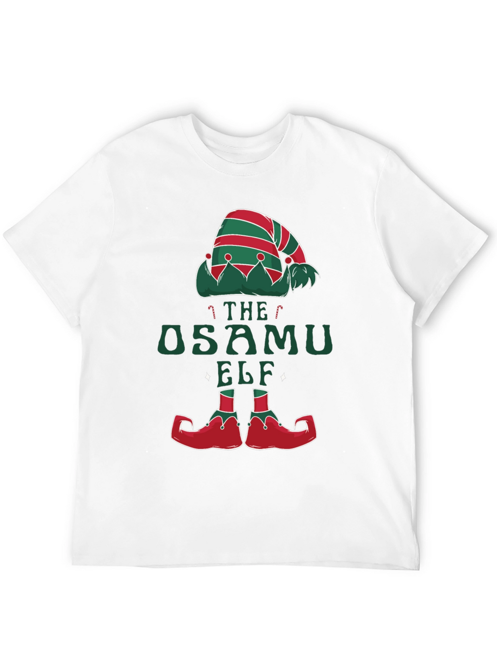The Osamu Elf Holiday T-Shirt - Christmas Festive Tee