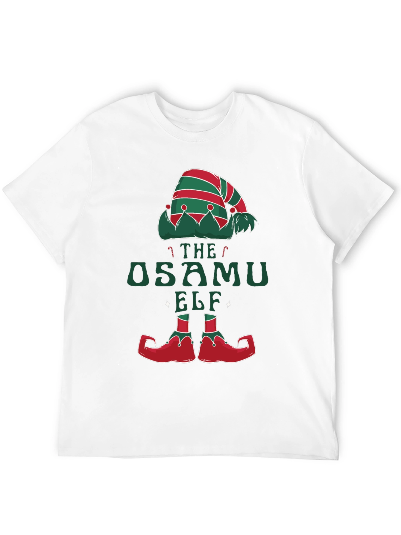 The Osamu Elf Holiday T-Shirt - Christmas Festive Tee