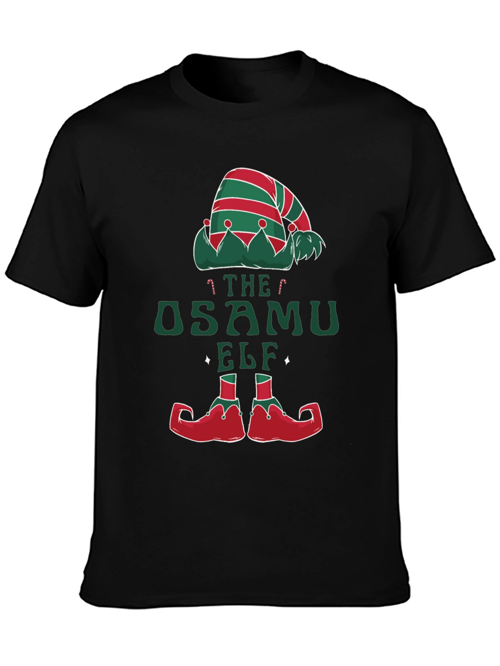 The Osamu Elf Holiday T-Shirt - Christmas Festive Tee