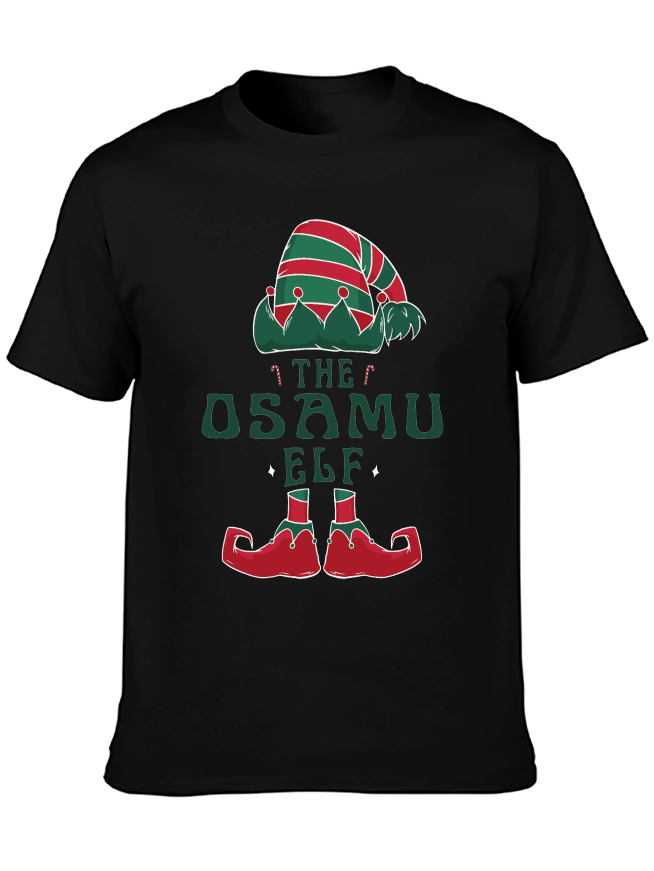 The Osamu Elf Holiday T-Shirt - Christmas Festive Tee