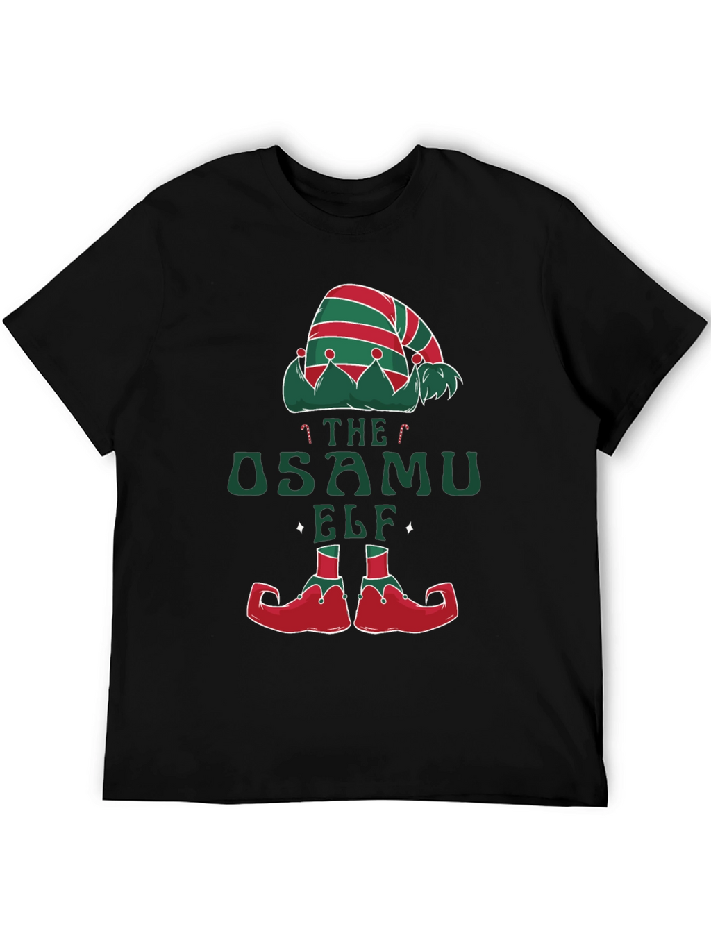 The Osamu Elf Holiday T-Shirt - Christmas Festive Tee