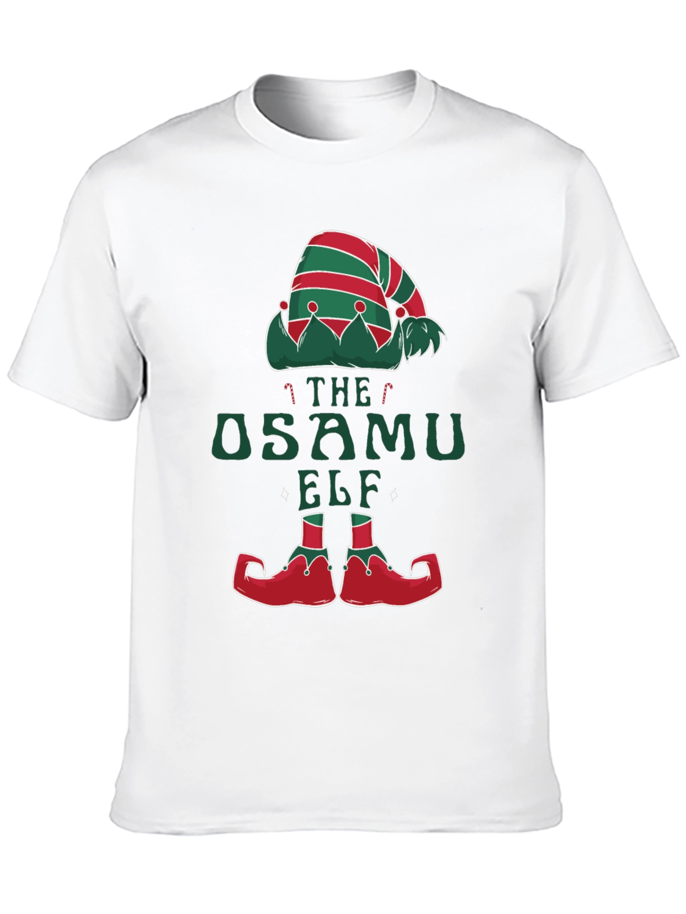 The Osamu Elf Holiday T-Shirt - Christmas Festive Tee