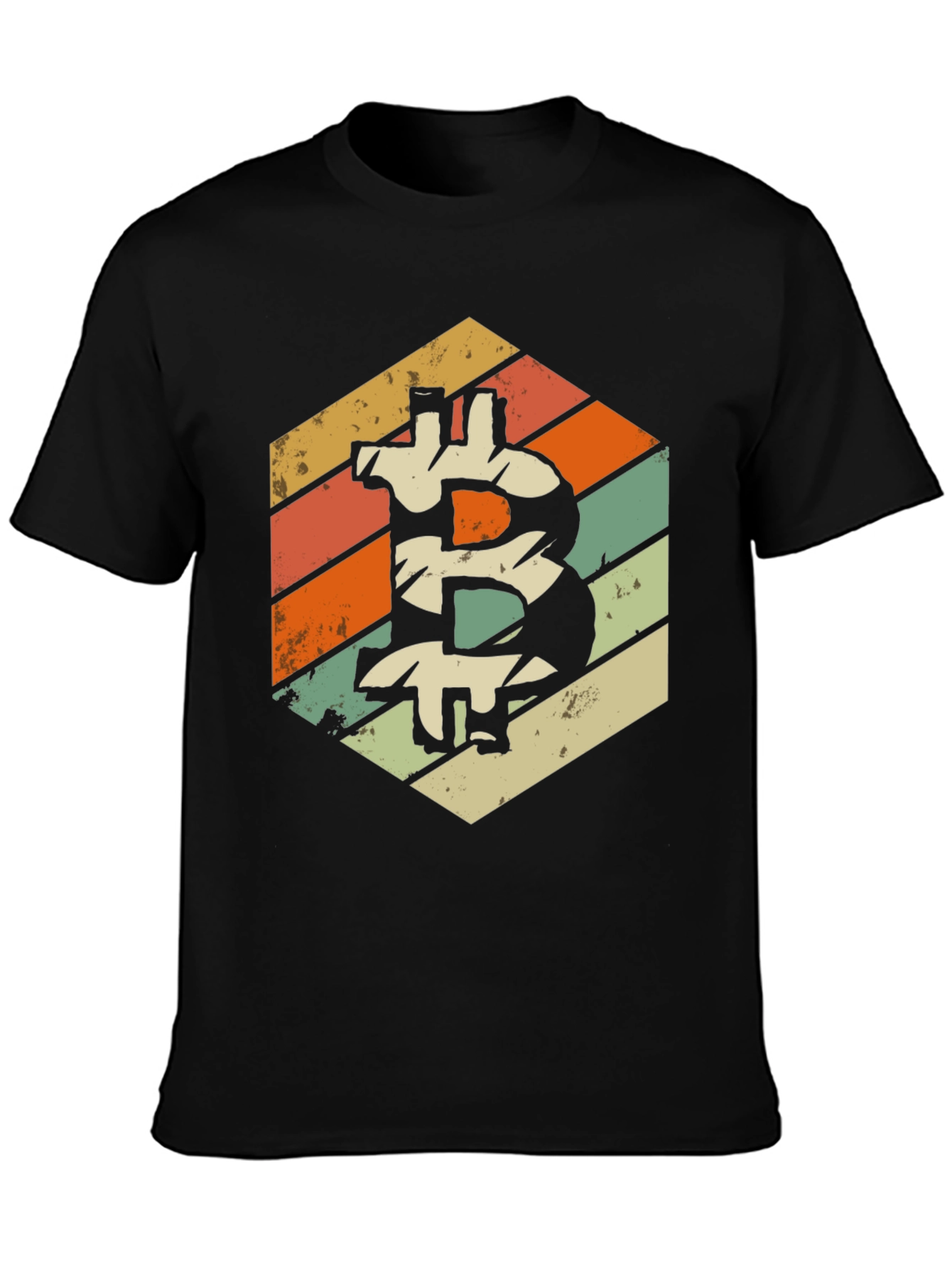 Vintage Bitcoin T-Shirt - Retro Crypto Tee