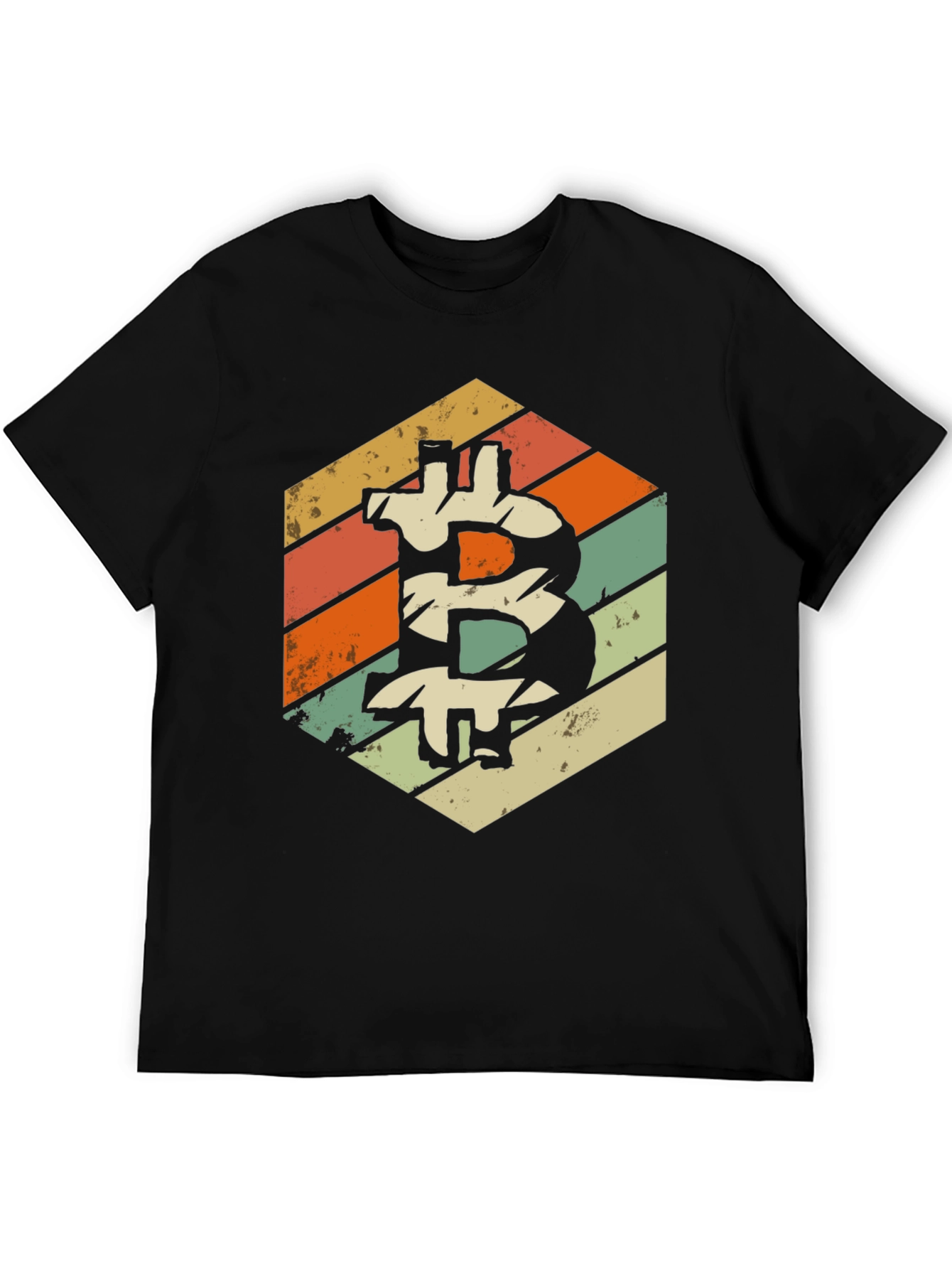 Vintage Bitcoin T-Shirt - Retro Crypto Tee