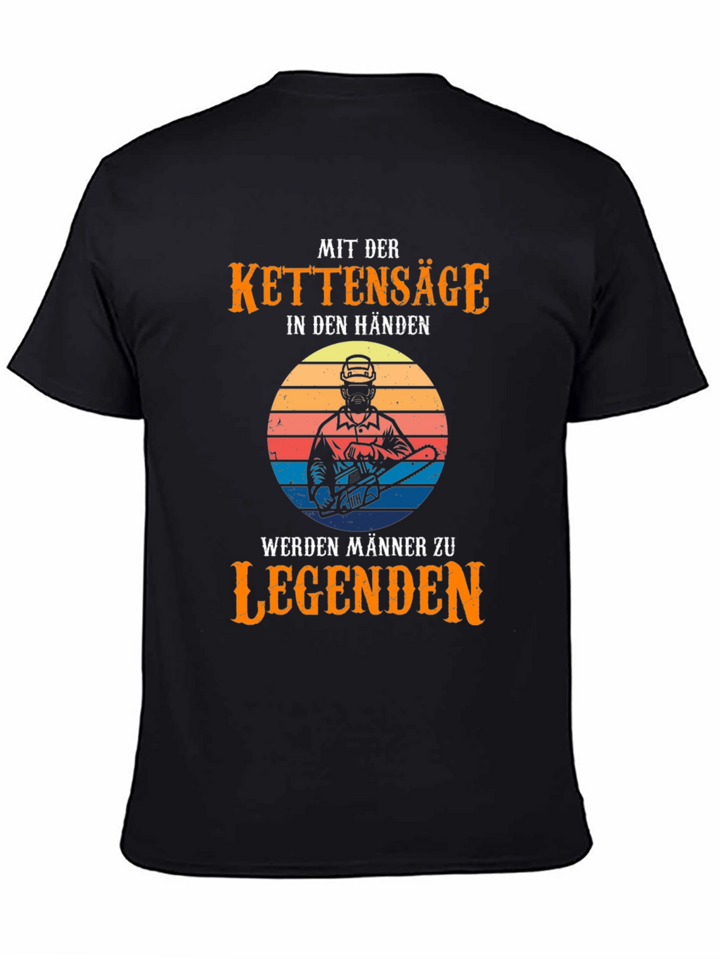 Chainsaw Legend Mens Black T-Shirt