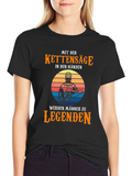 Chainsaw Legend Mens Black T-Shirt