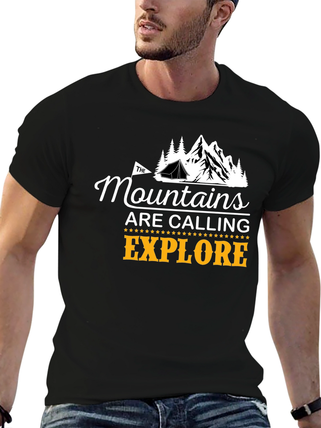 The Mountains Are Calling Explore T-Shirt