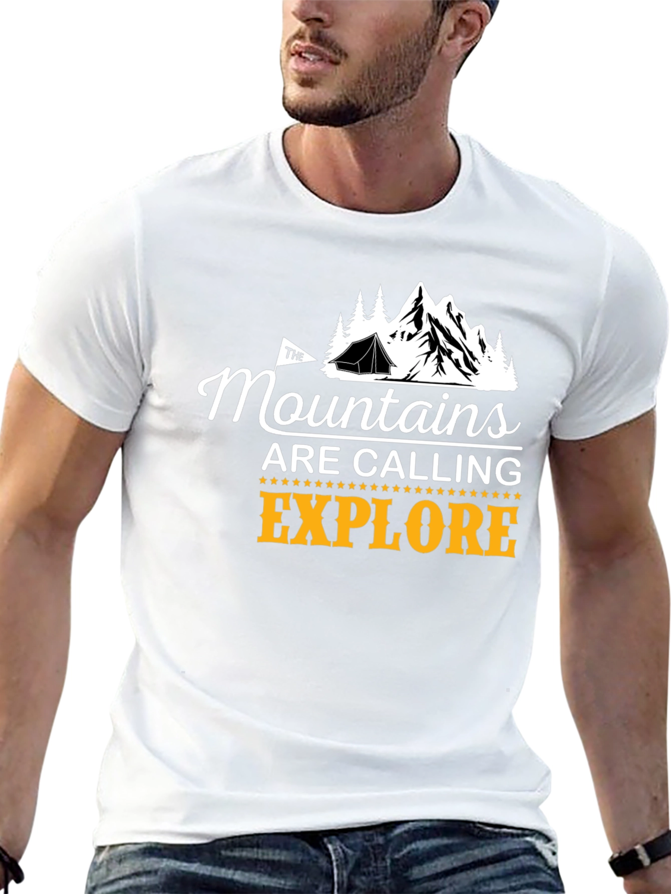 The Mountains Are Calling Explore T-Shirt