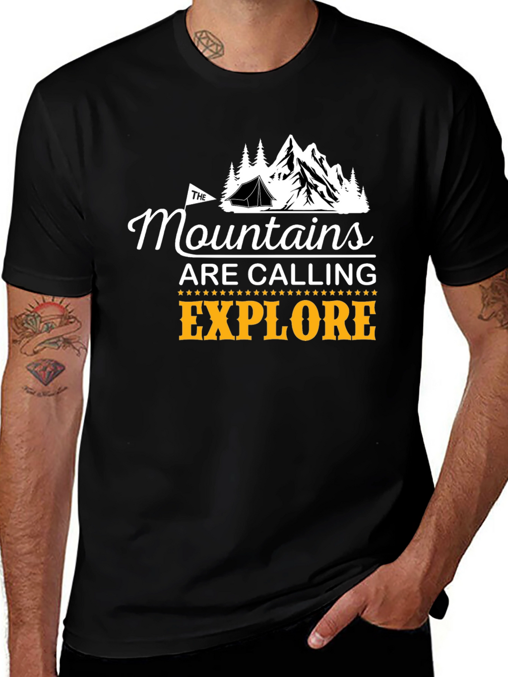 The Mountains Are Calling Explore T-Shirt