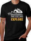 The Mountains Are Calling Explore T-Shirt