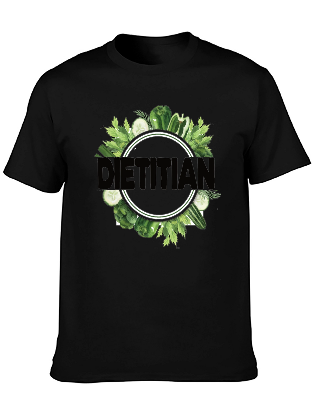 Dietitian T-Shirt - Fresh Veggie Design