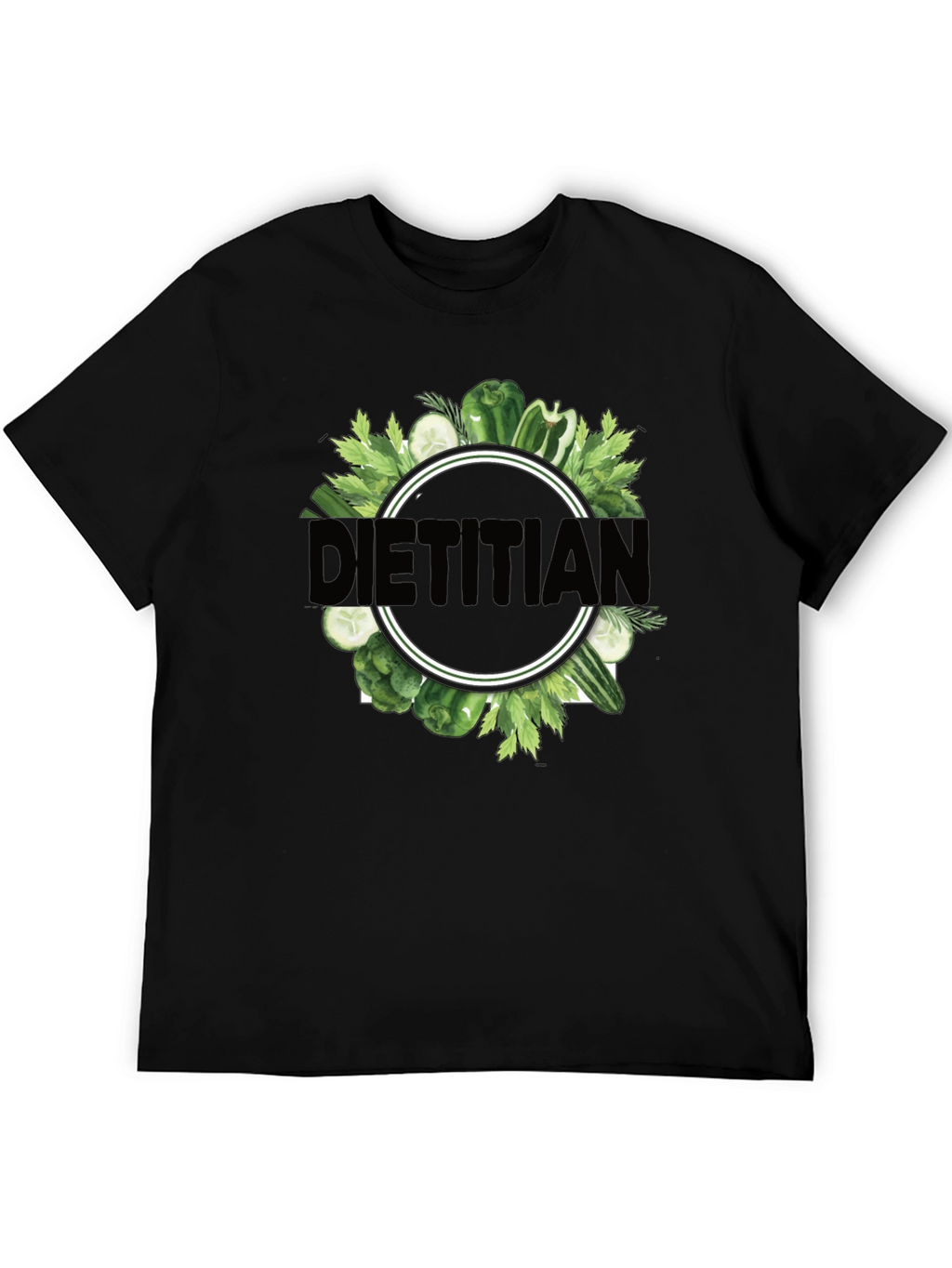 Dietitian T-Shirt - Fresh Veggie Design