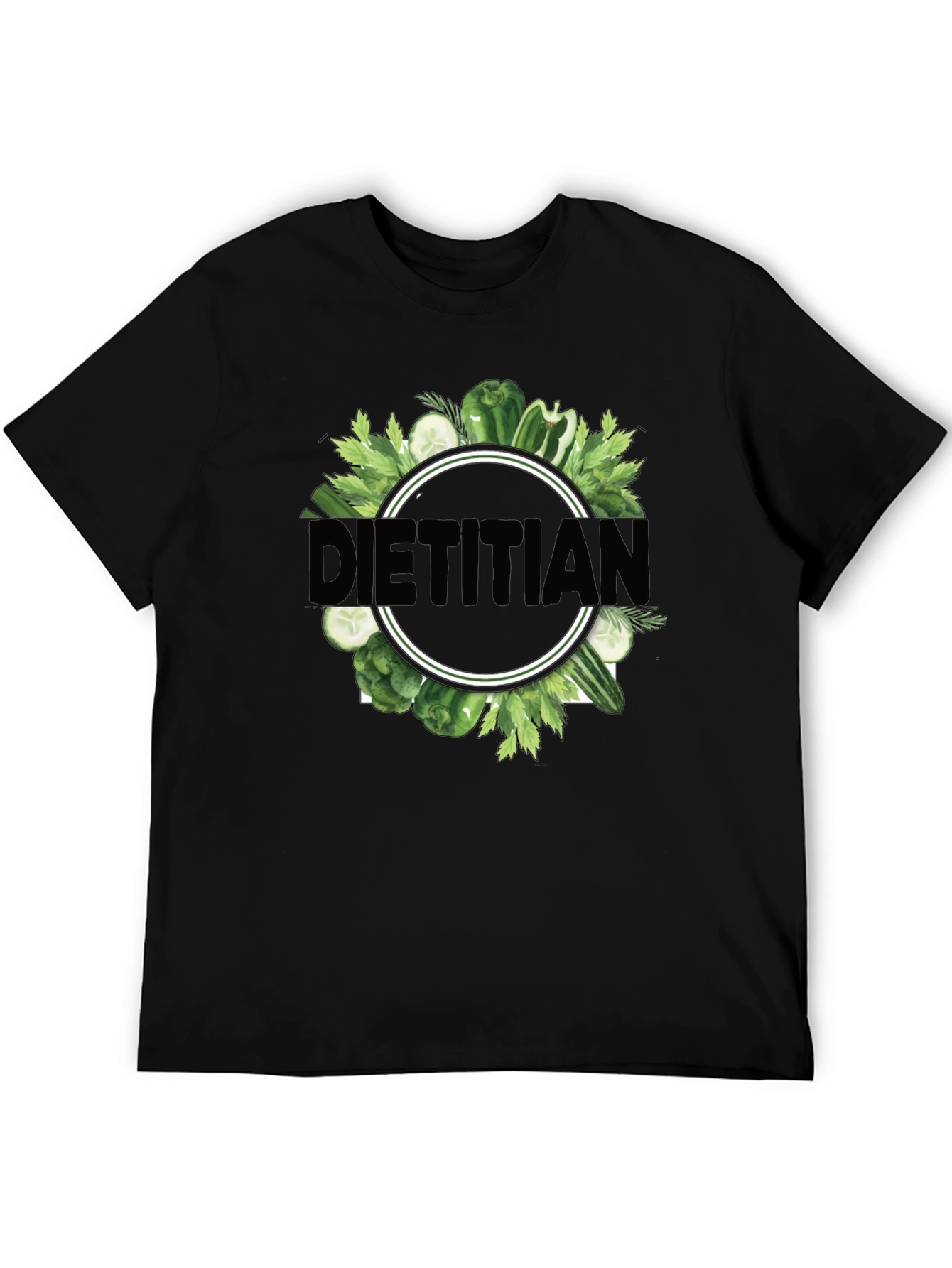 Dietitian T-Shirt - Fresh Veggie Design