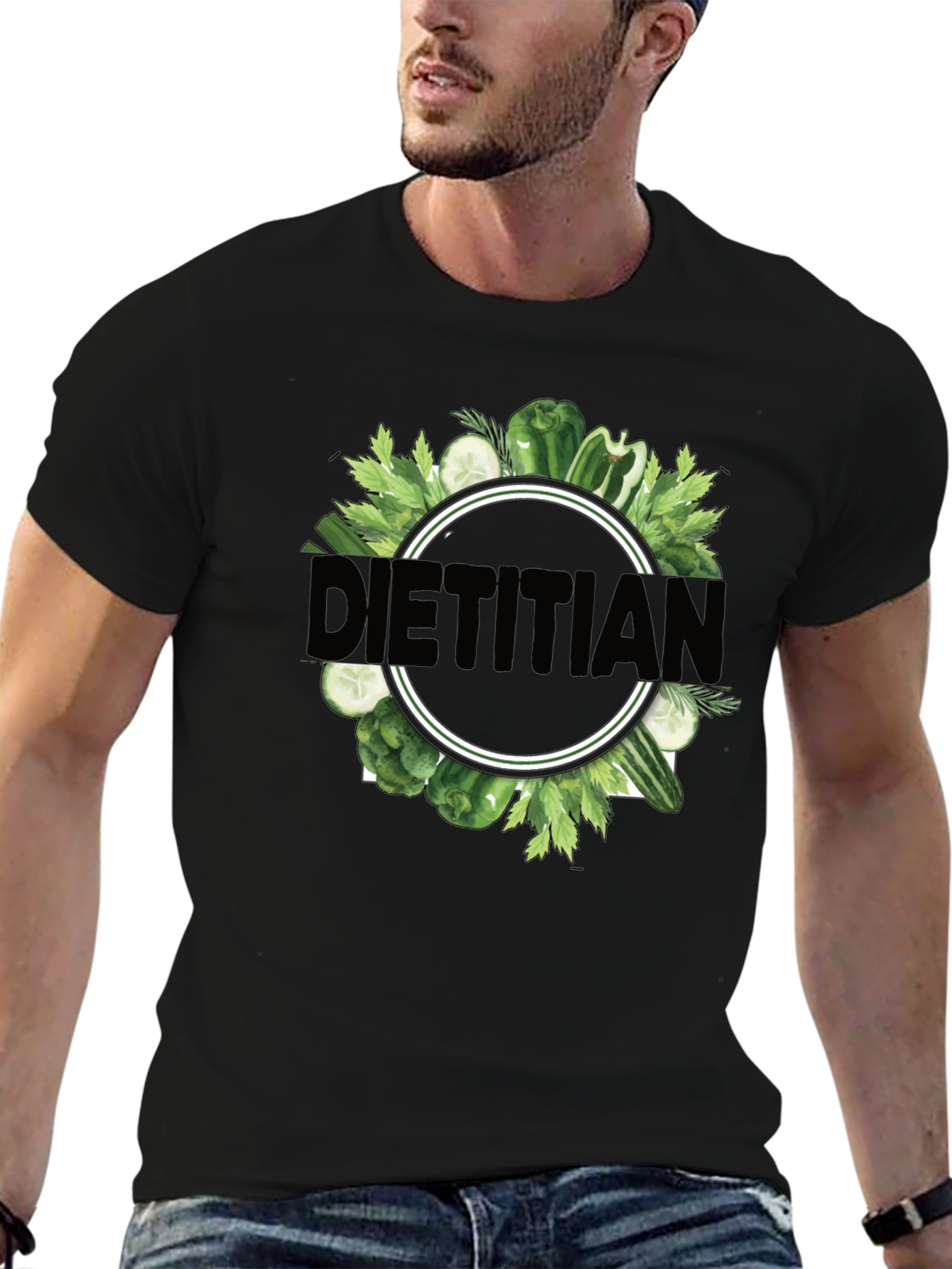 Dietitian T-Shirt - Fresh Veggie Design