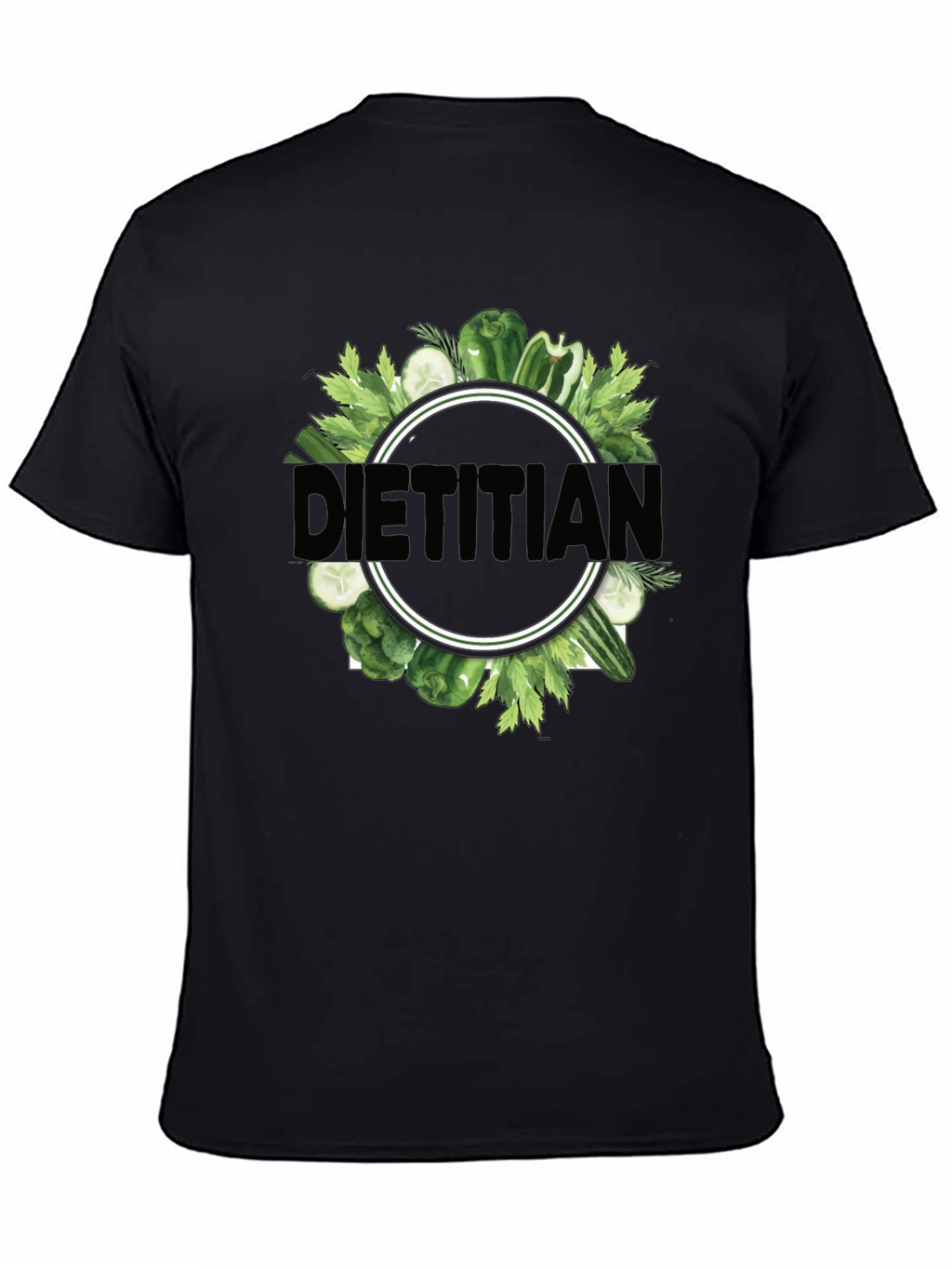Dietitian T-Shirt - Fresh Veggie Design