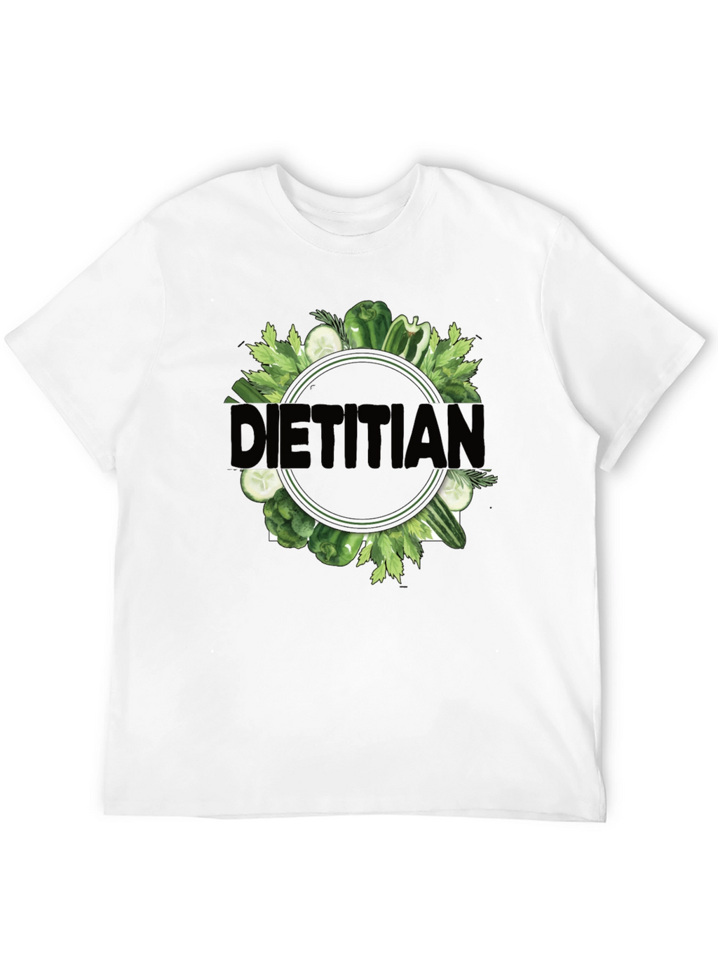 Dietitian T-Shirt - Fresh Veggie Design