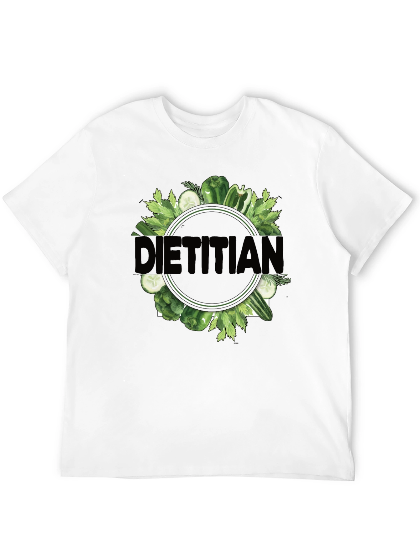 Dietitian T-Shirt - Fresh Veggie Design