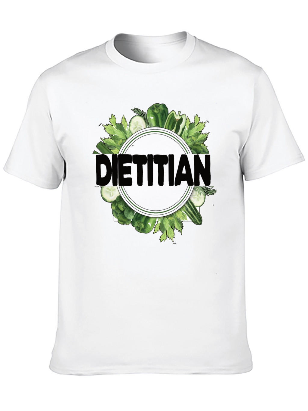Dietitian T-Shirt - Fresh Veggie Design