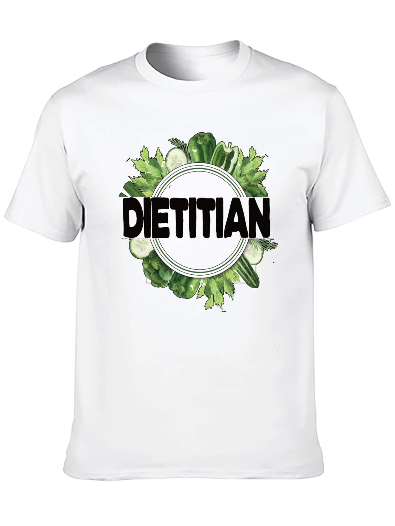 Dietitian T-Shirt - Fresh Veggie Design