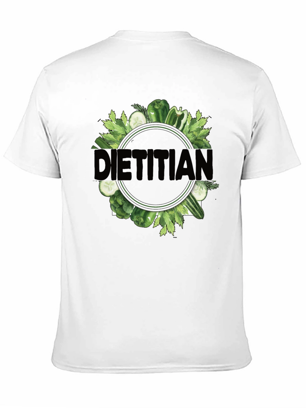 Dietitian T-Shirt - Fresh Veggie Design