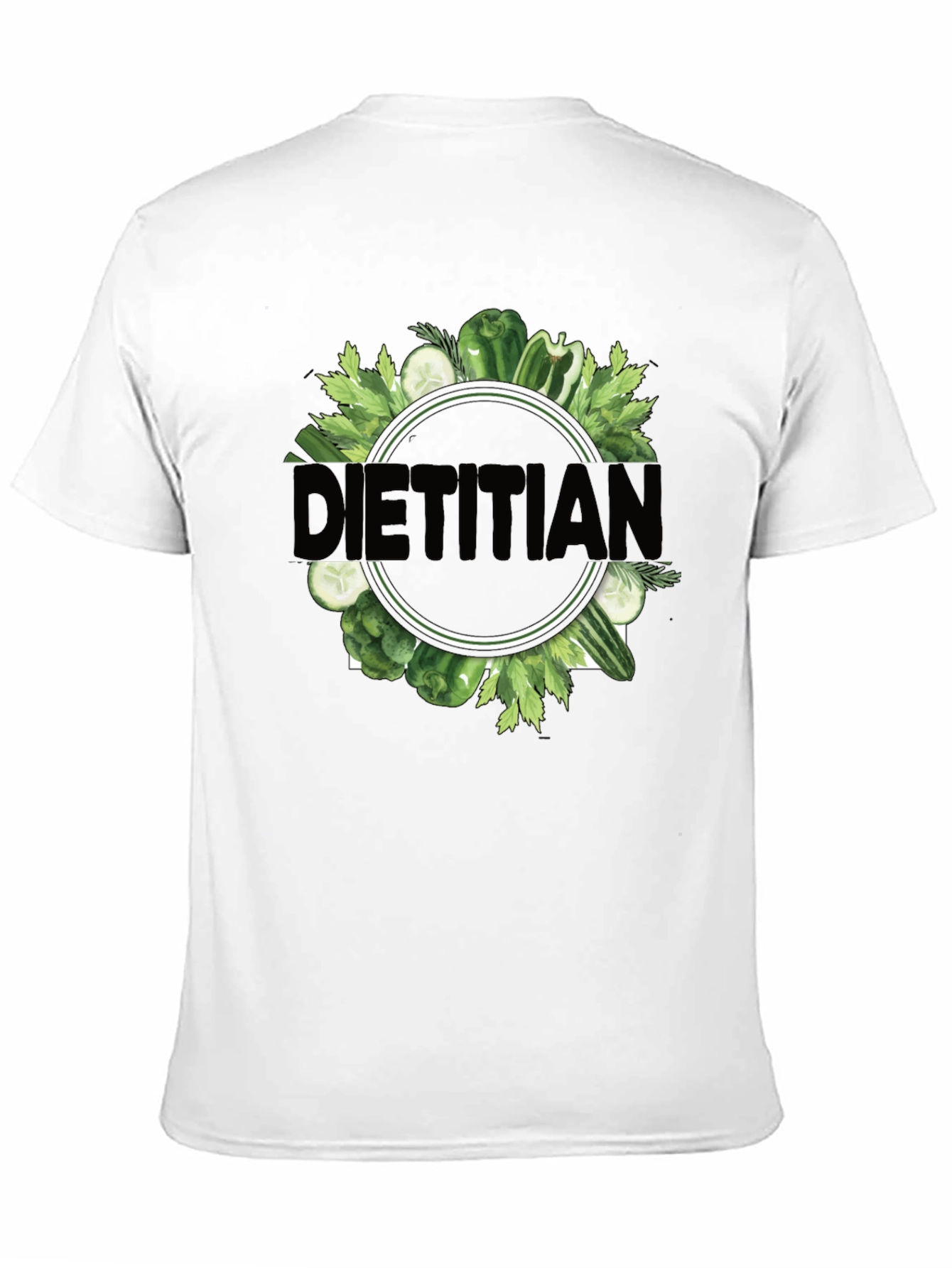 Dietitian T-Shirt - Fresh Veggie Design
