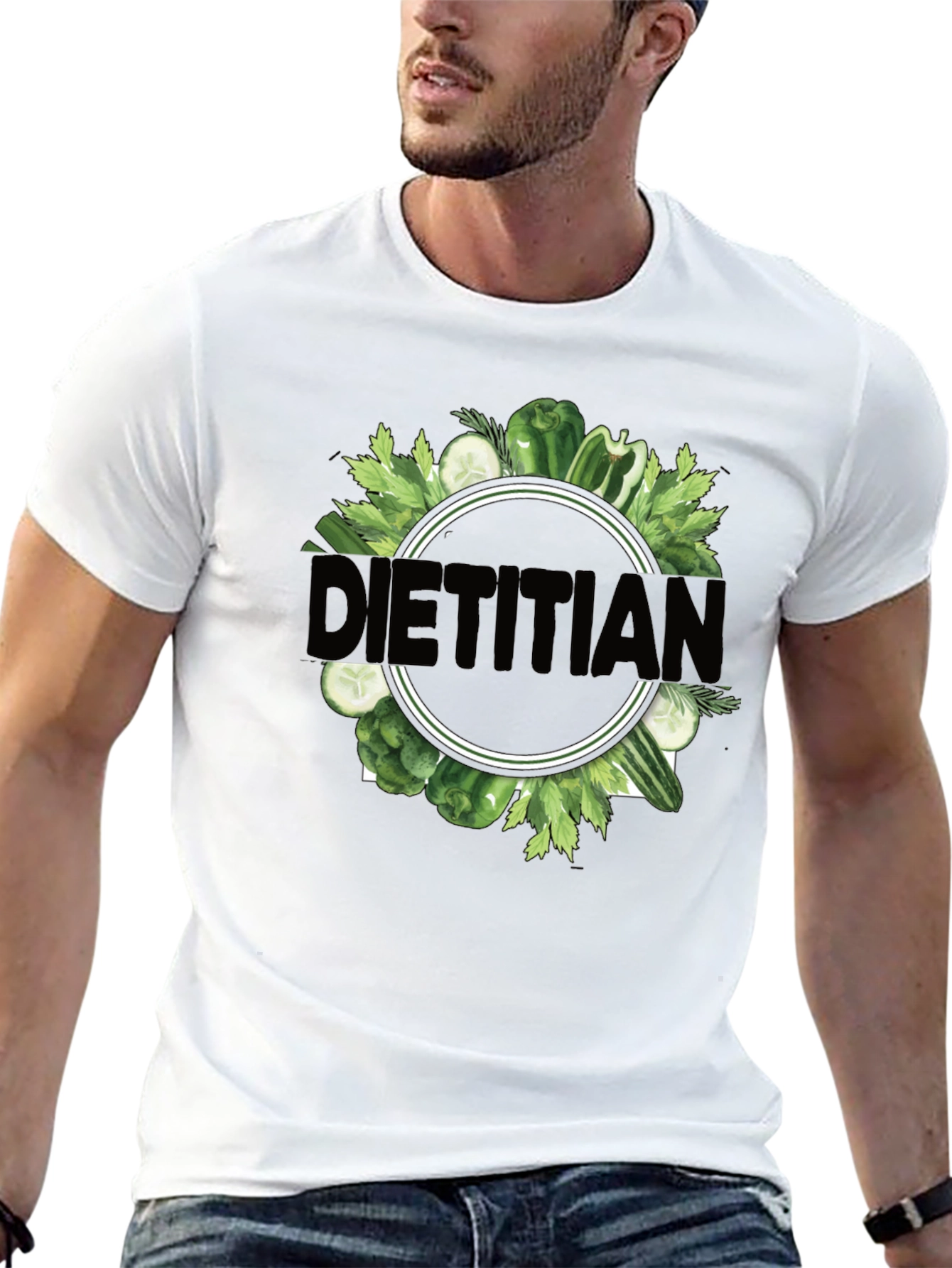 Dietitian T-Shirt - Fresh Veggie Design