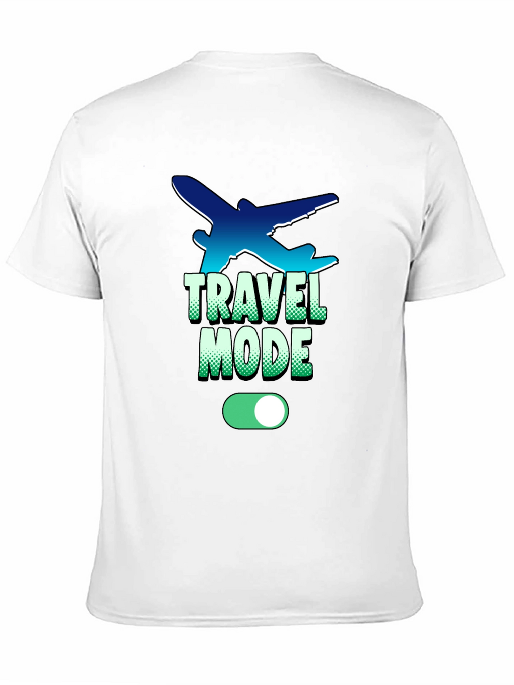 Travel Mode T-Shirt: Airplane Graphic Tee