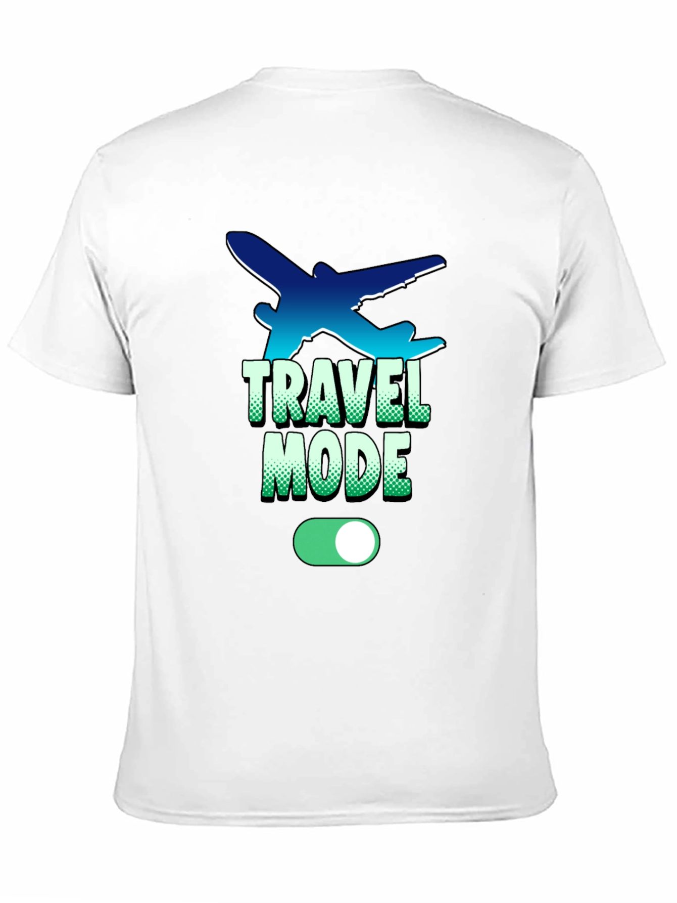 Travel Mode T-Shirt: Airplane Graphic Tee