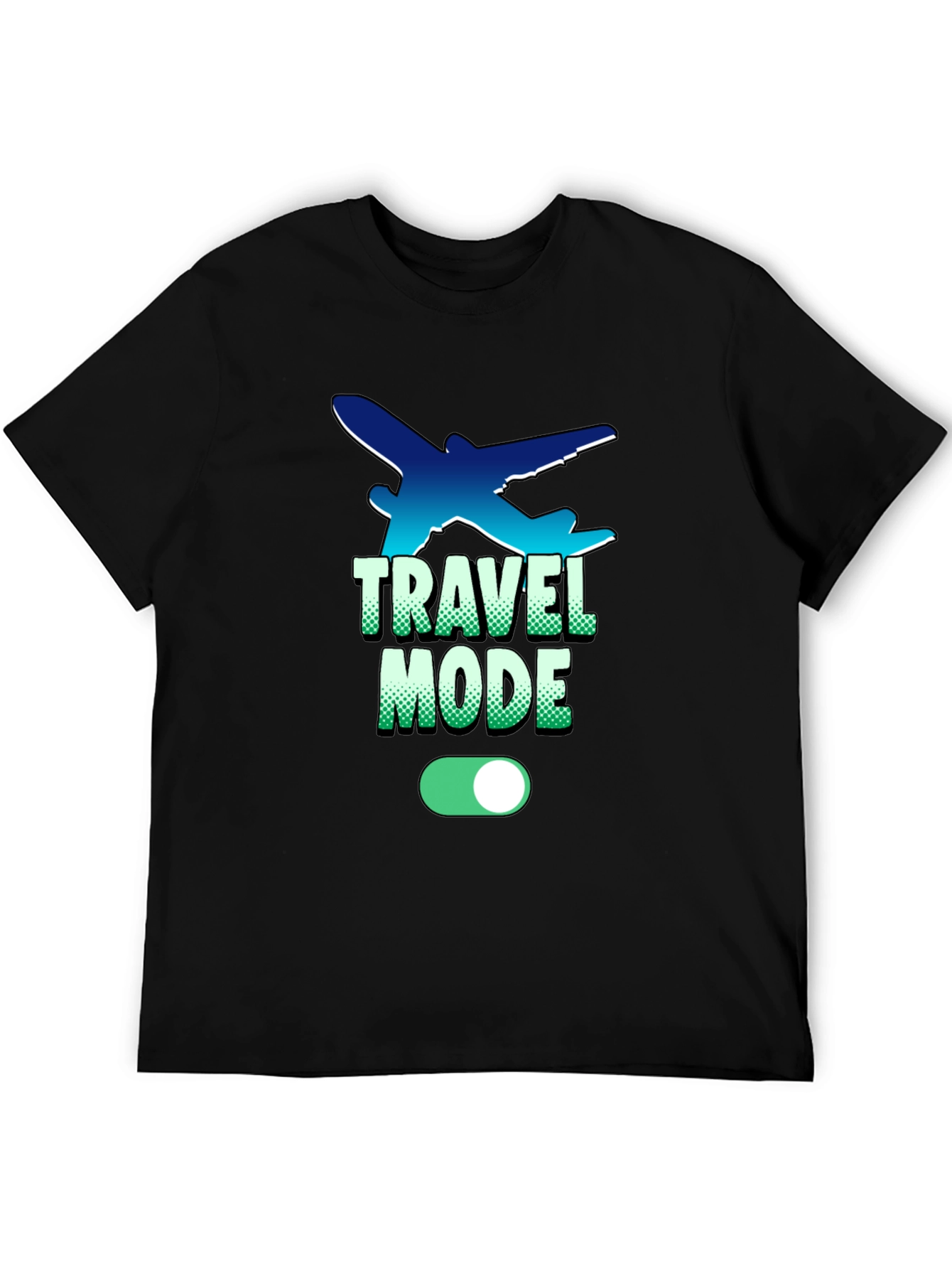 Travel Mode T-Shirt: Airplane Graphic Tee