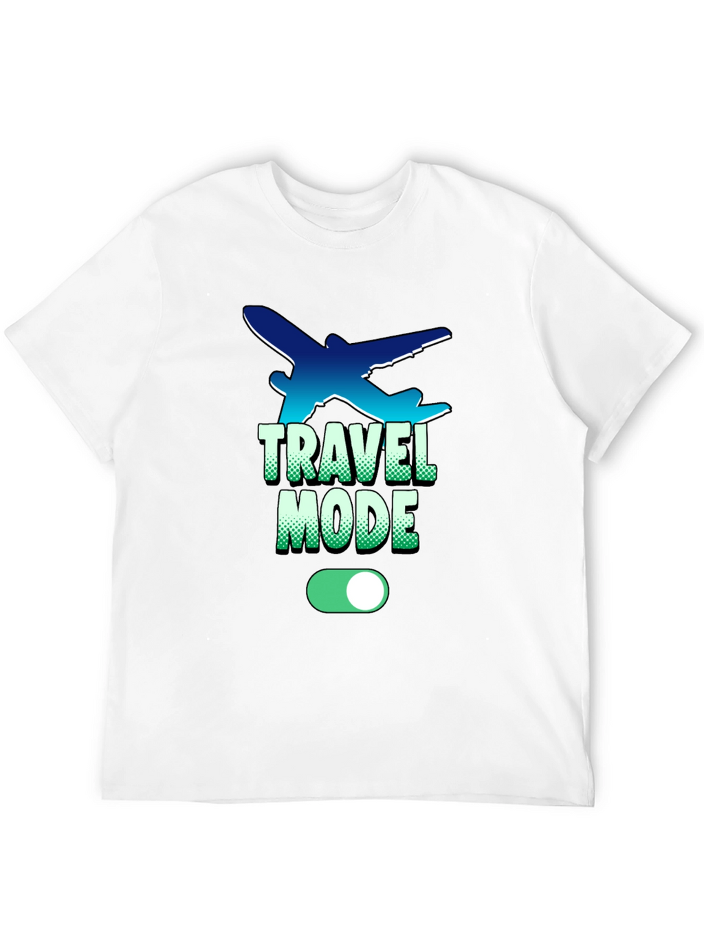 Travel Mode T-Shirt: Airplane Graphic Tee
