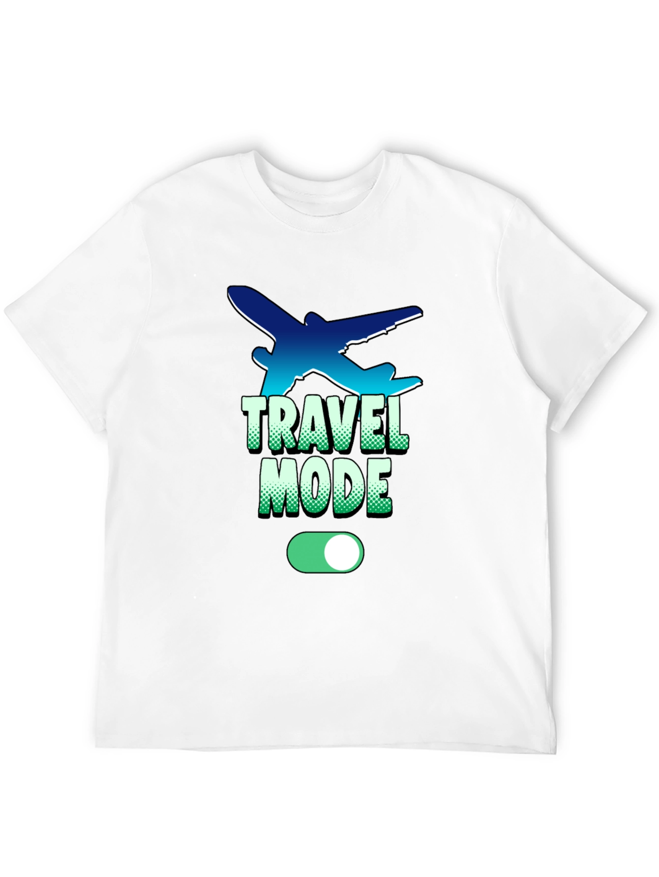 Travel Mode T-Shirt: Airplane Graphic Tee