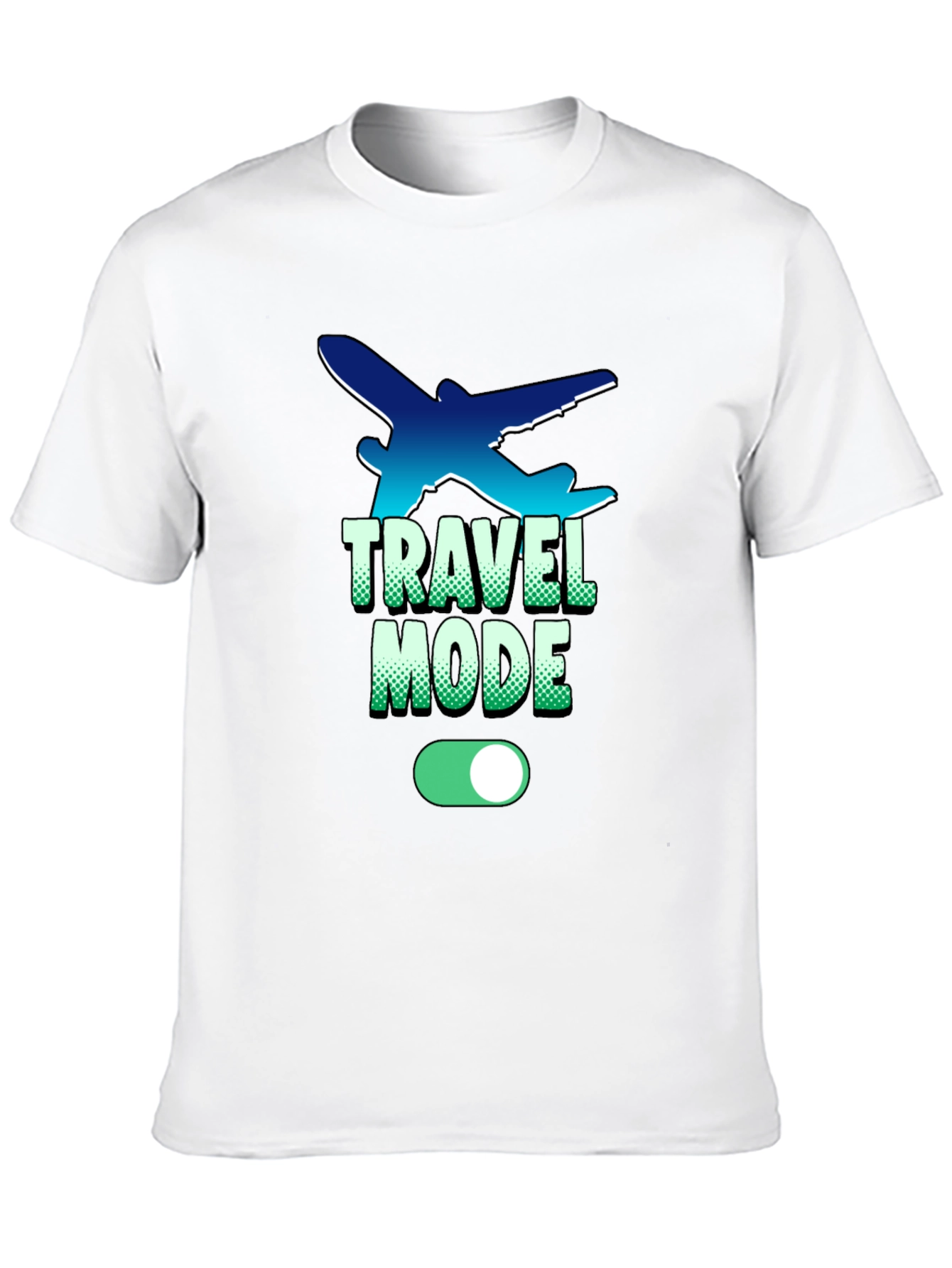 Travel Mode T-Shirt: Airplane Graphic Tee