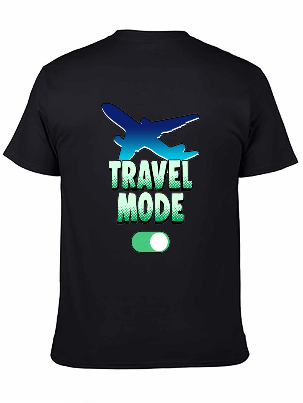 Travel Mode T-Shirt: Airplane Graphic Tee